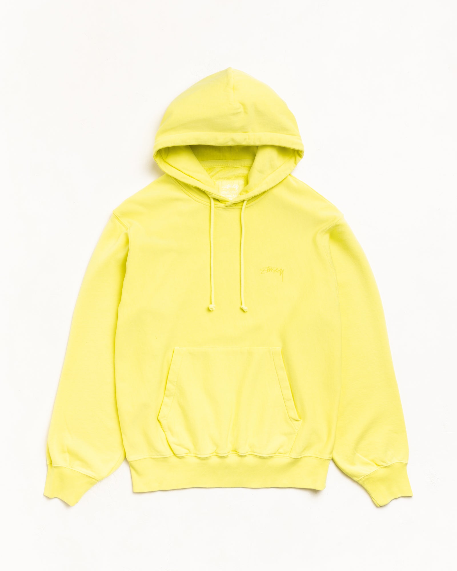 Lightweight Terry Hoodie Unisex Long Sleeve In Yellow
