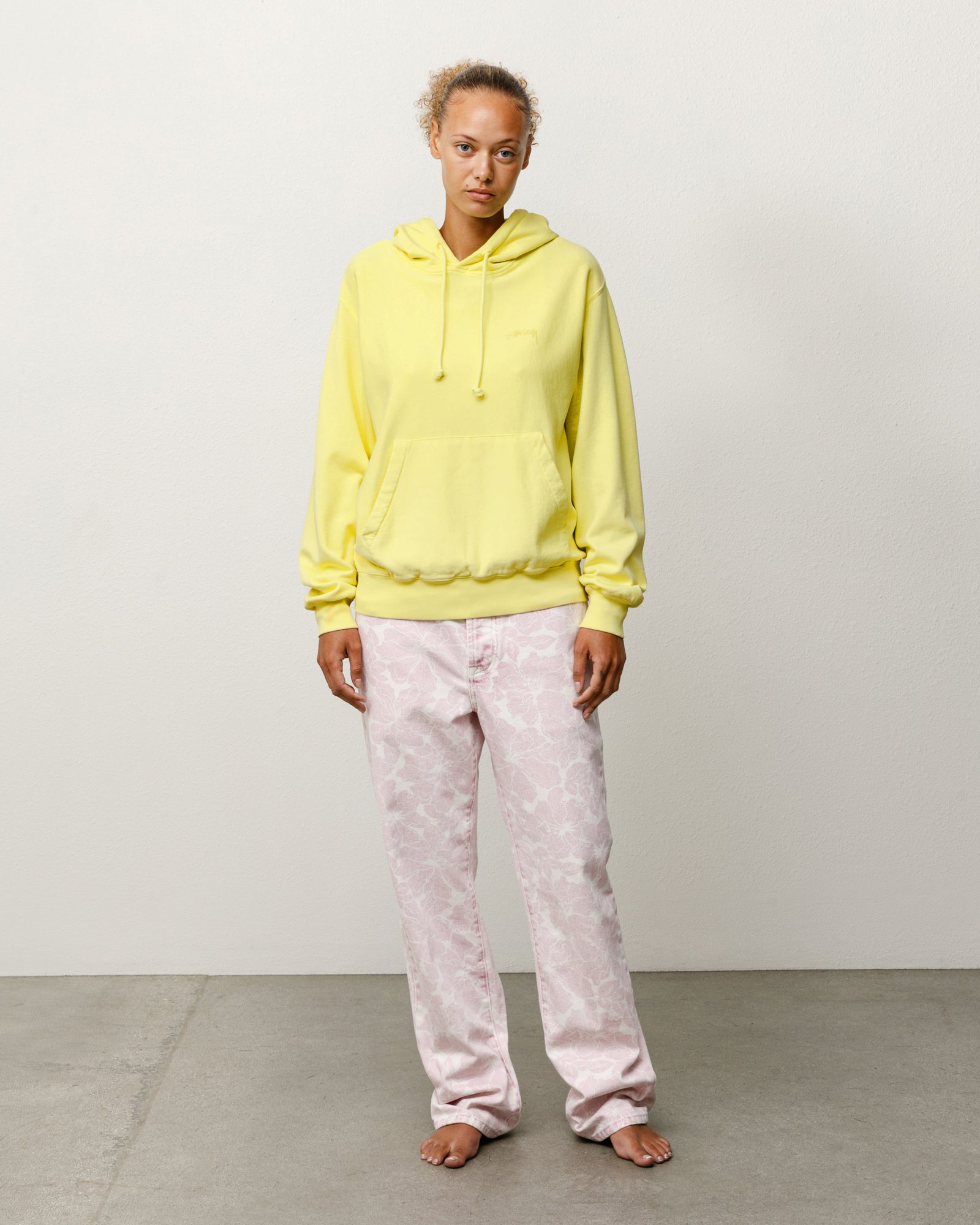 Lightweight Terry Hoodie – Yellow | Sweats | Stüssy Japan