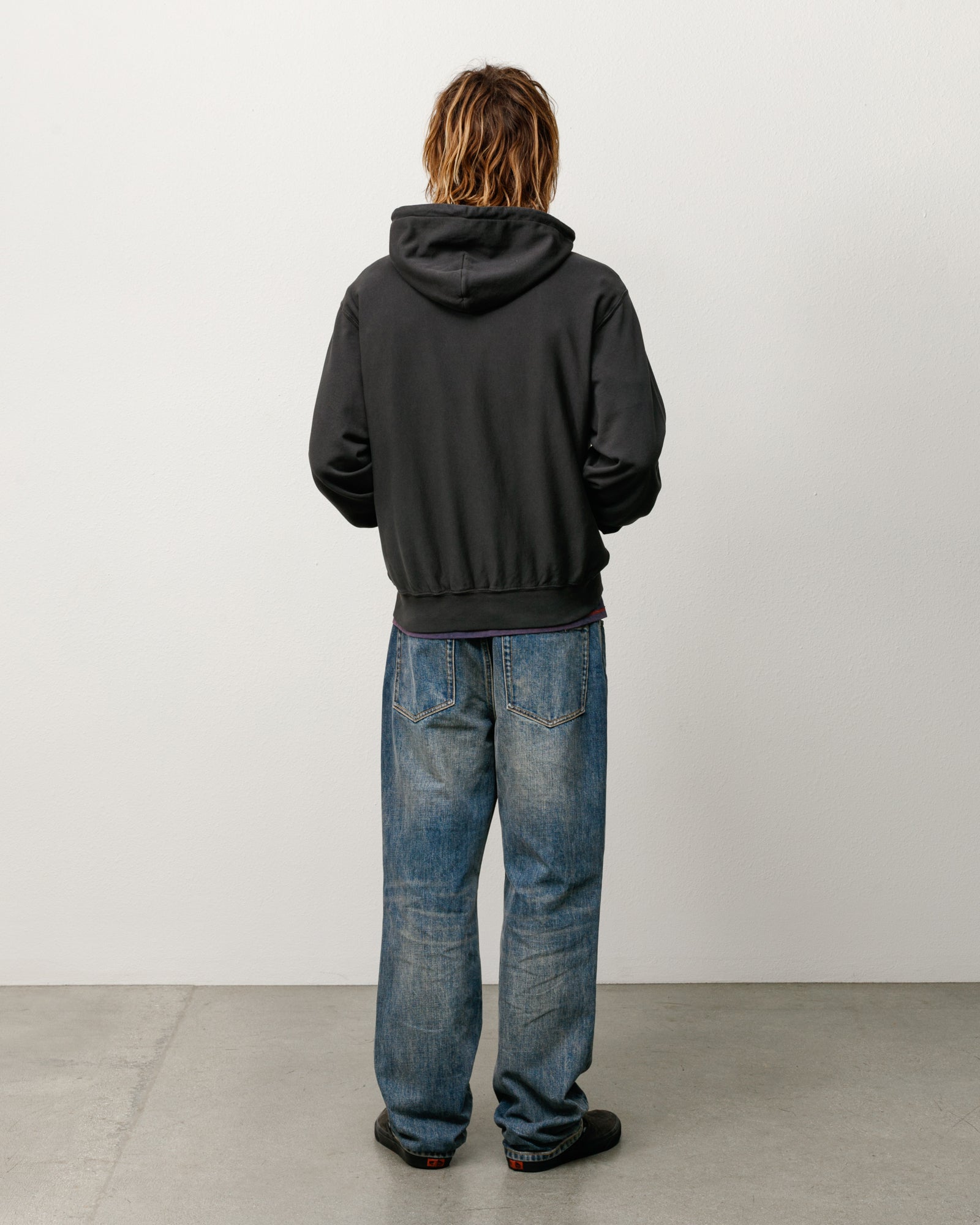 Lightweight Terry Zip Hoodie – Black | Zip-up Fleece | Stüssy Japan