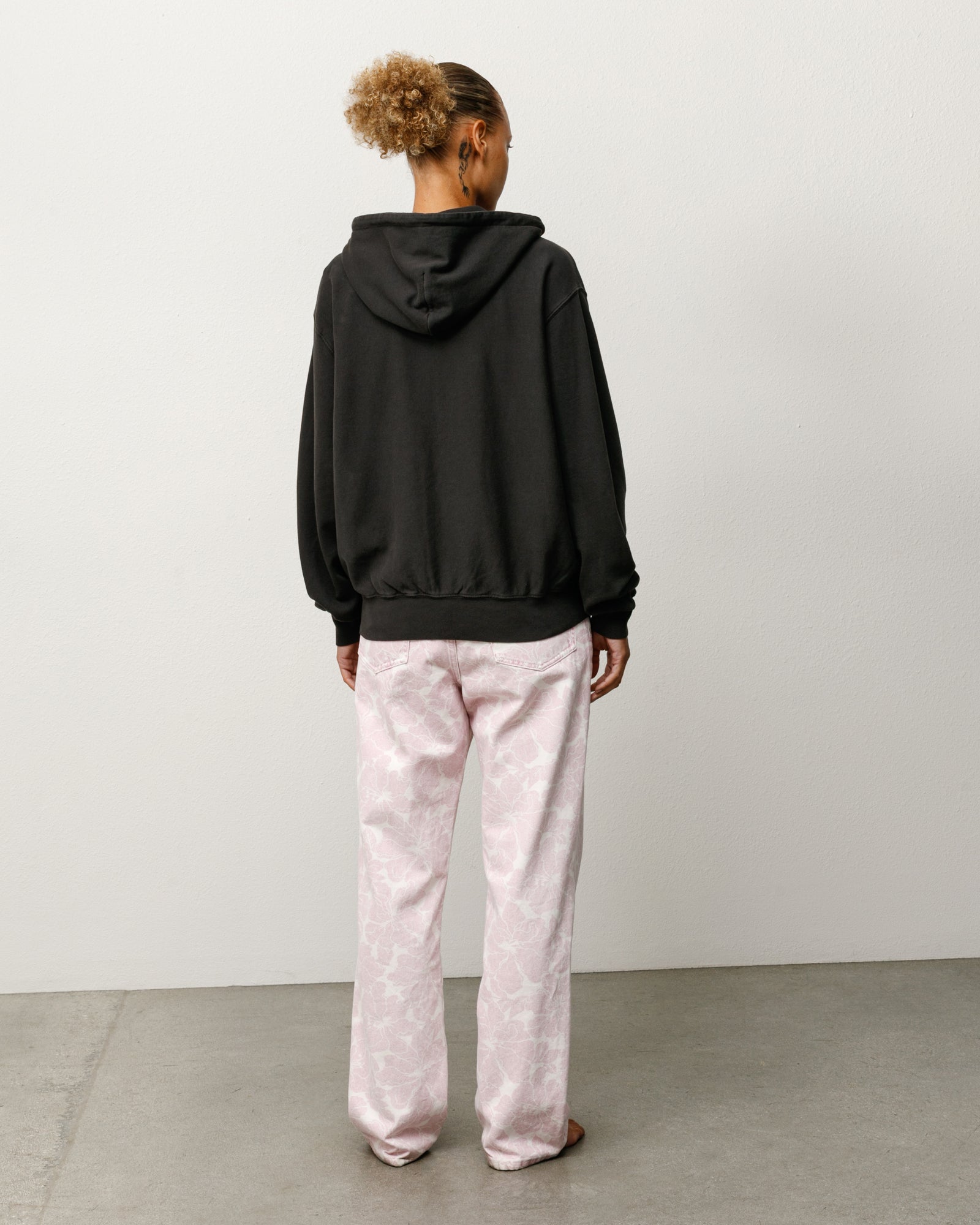Lightweight Terry Zip Hoodie – Black | Zip-up Fleece | Stüssy Japan