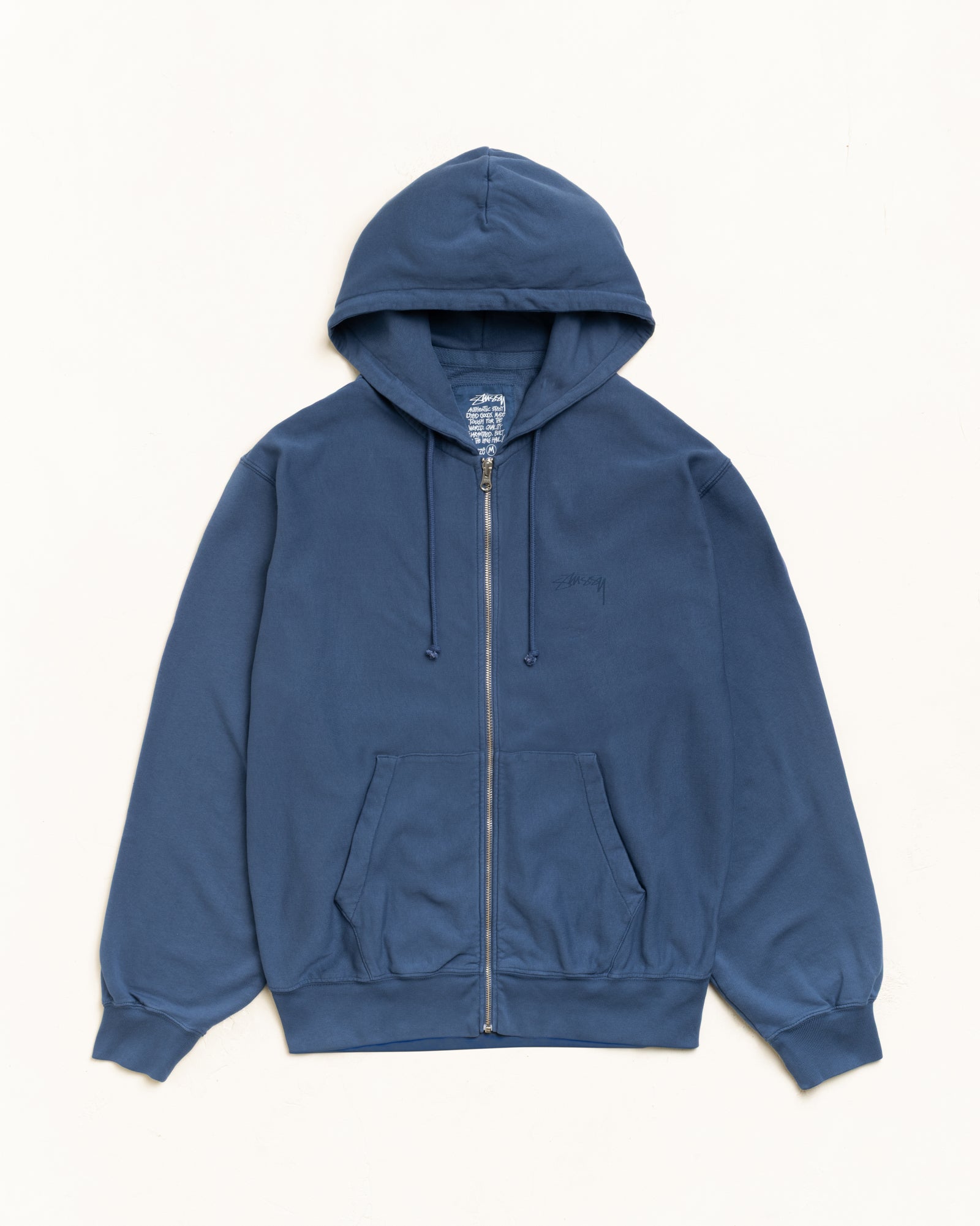 新品未使用品　パーミッション・トゥ・ダンス ZIP-UP HOODIE L Lightweight Terry Zip Hoodie – Blue | Zip-up Fleece | Stüssy Japan