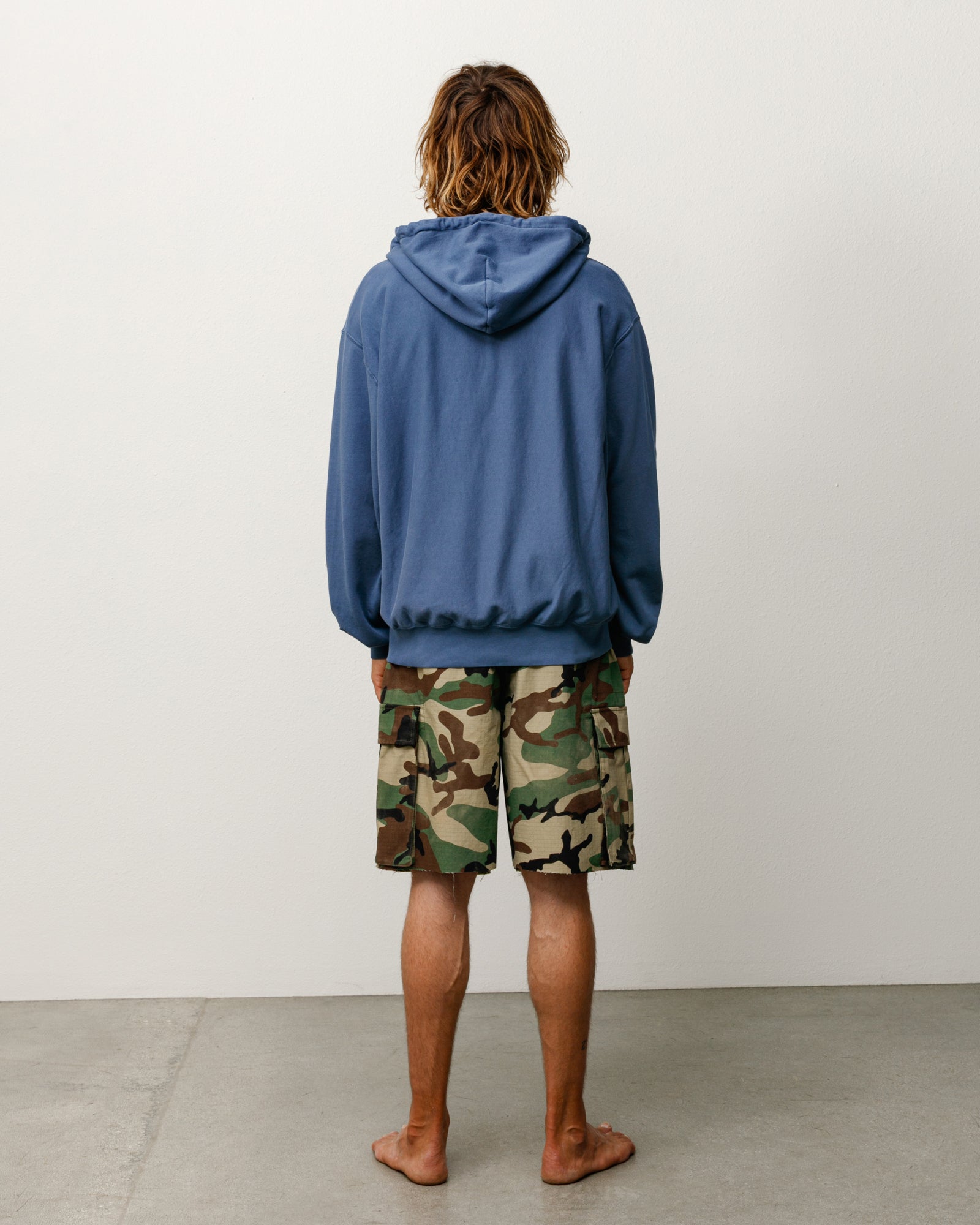 Lightweight Terry Zip Hoodie – Blue | Zip-up Fleece | Stüssy Japan
