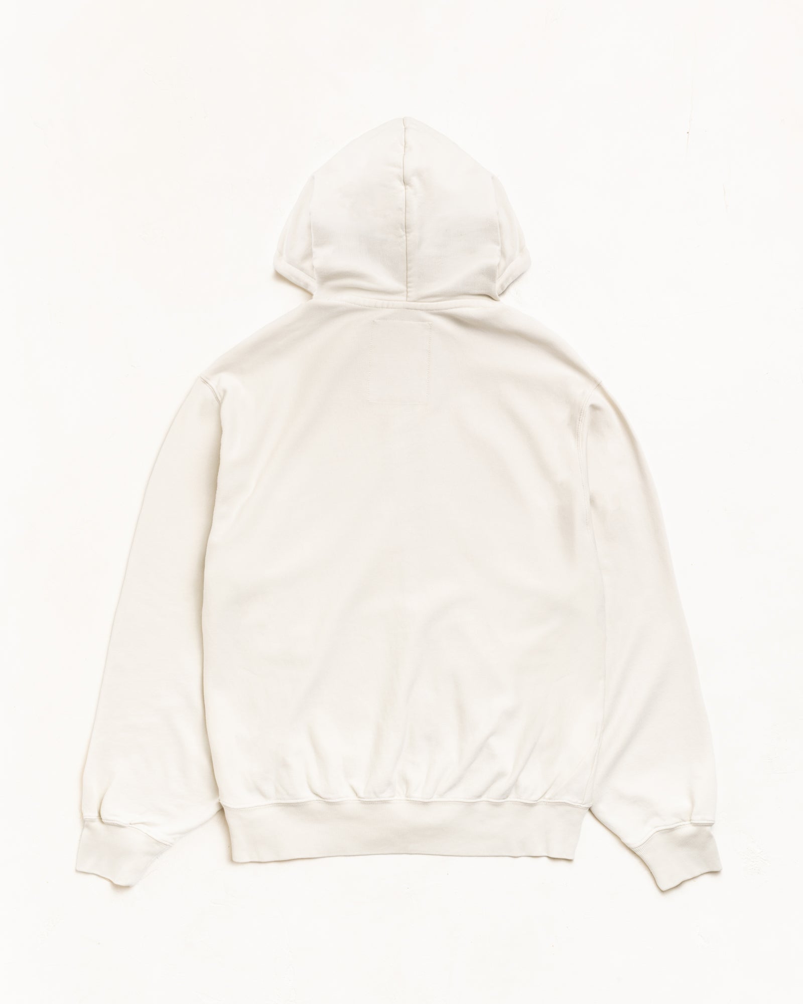 Lightweight Terry Zip Hoodie Unisex Long Sleeve In Stone