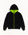 DOUBLE FACED ZIP HOODIE