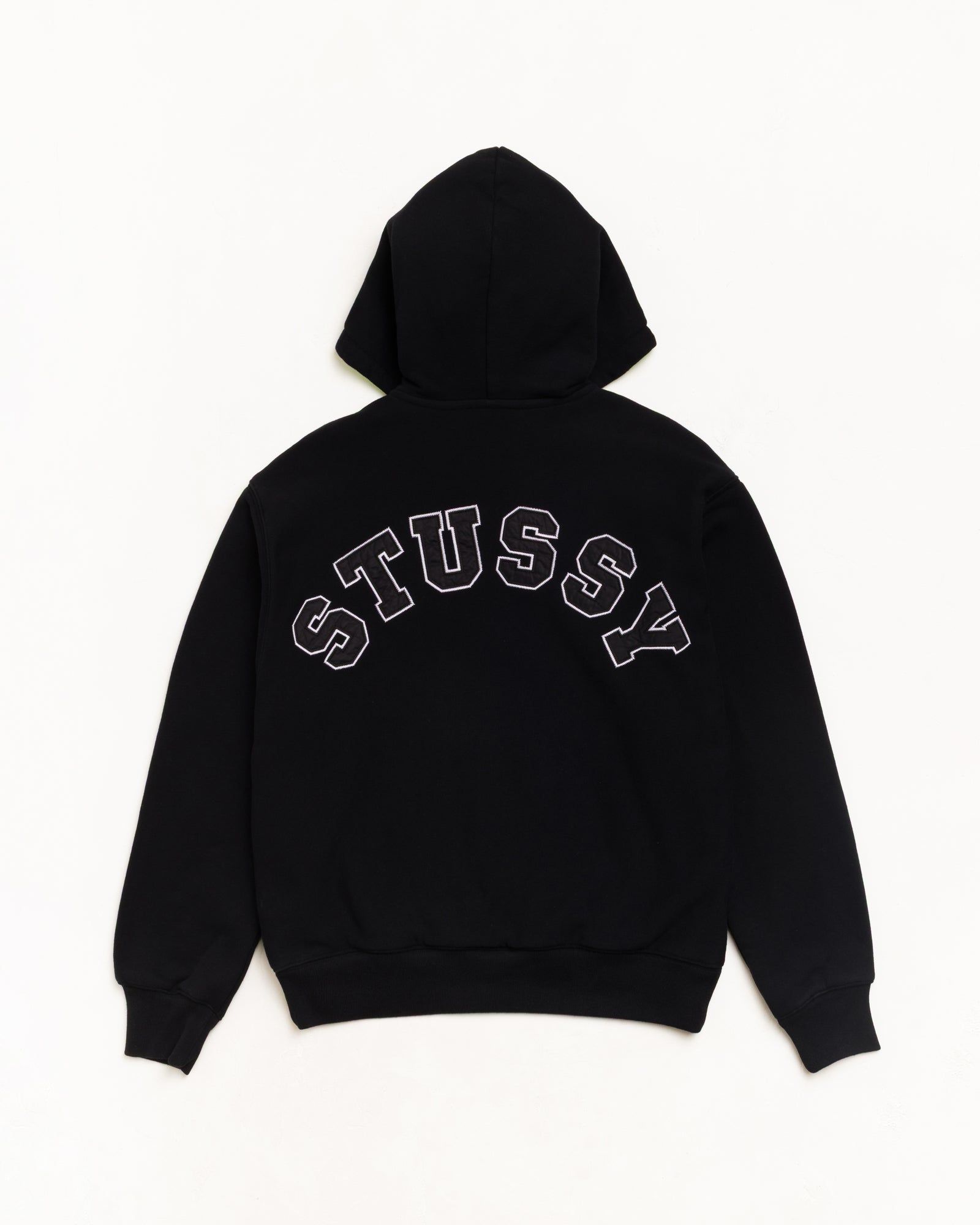 Double Faced Zip Hoodie - Black | Zip-up Fleece | Stüssy Japan