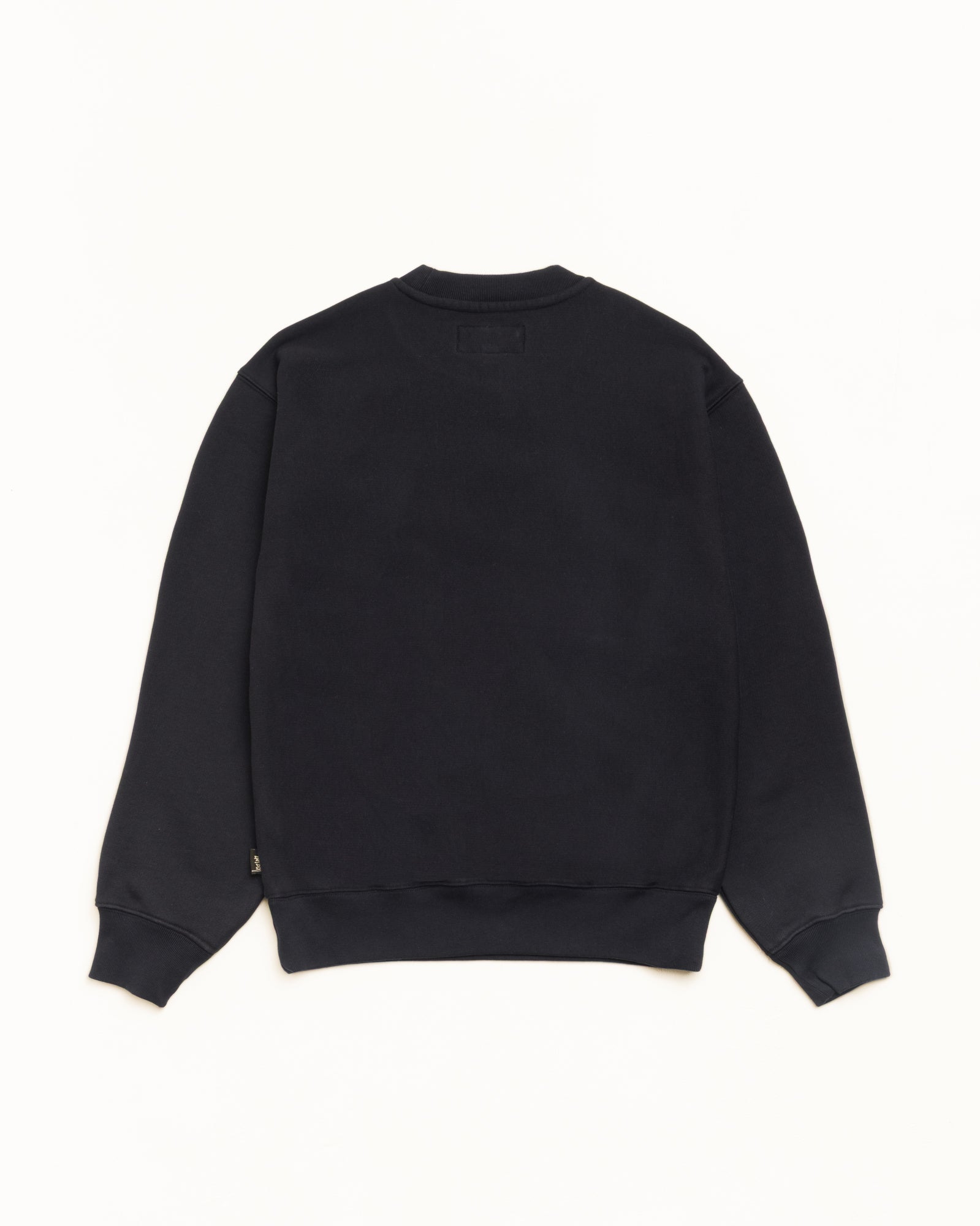 Fleece Crew - Black | Crew Fleece | Stüssy Japan