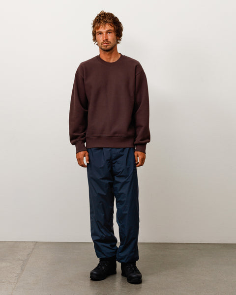 Sweats Crew Unisex Long Sleeve In Brown
