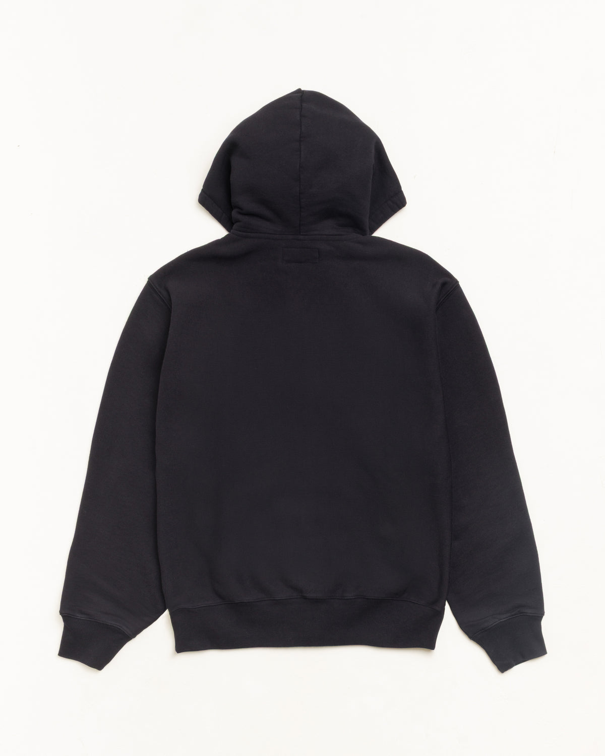 Sweats Zip Hoodie Unisex Long Sleeve In Black