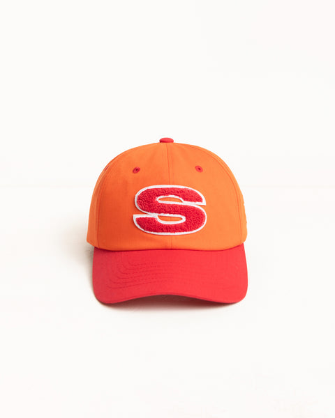 Chenille S Low Pro Cap Unisex In Sunset Orange