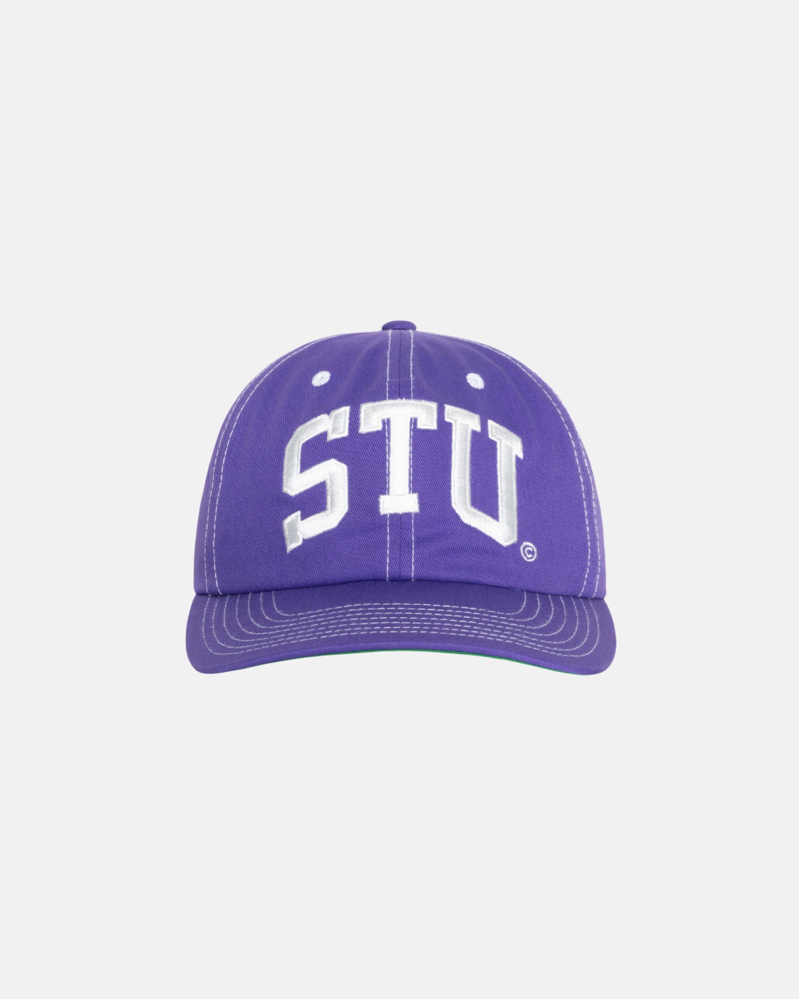 Stüssy Mid-Depth Stu Arch Strapback Purple Headwear