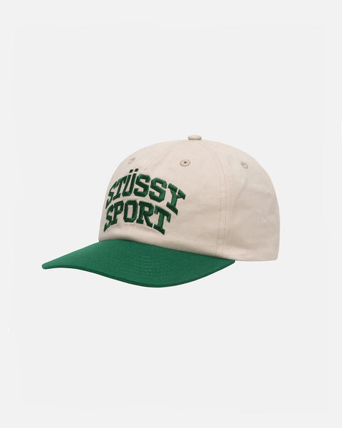 Stüssy Mid-Depth Sport Snapback Natural Headwear