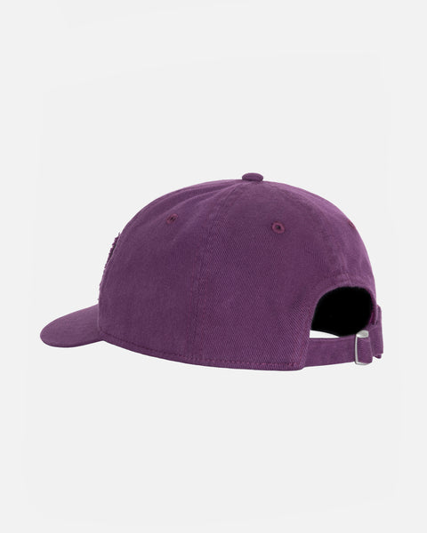 Stüssy Low Pro Copyright Applique Strapback Purple Headwear
