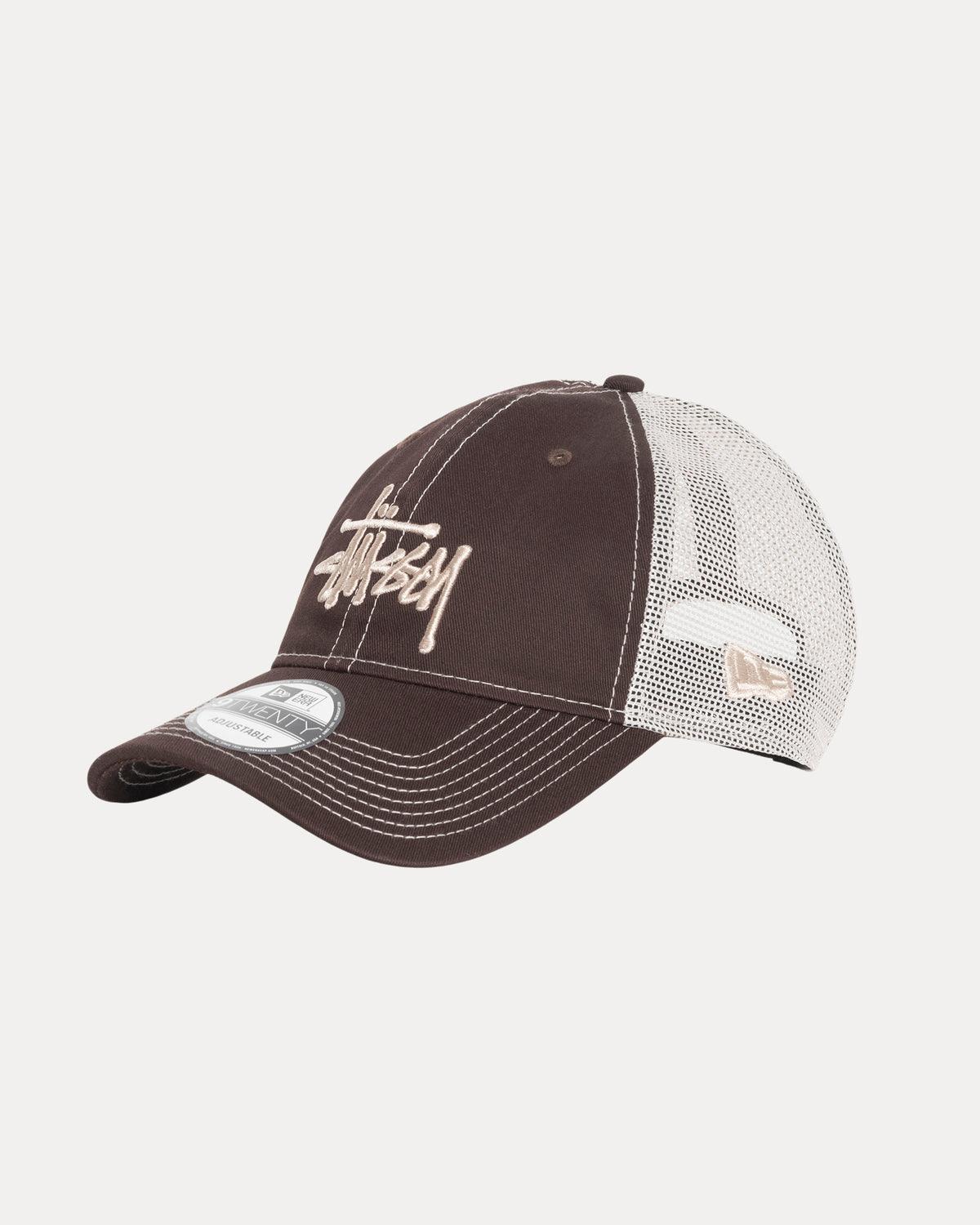 New Era 9TWENTY Basic Trucker – Brown | Headwear | Stüssy Japan