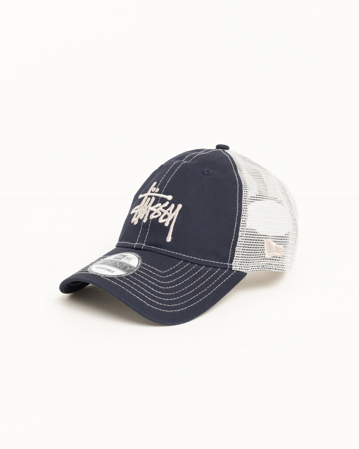 New Era 9TWENTY Basic Trucker – Navy | Headwear | Stüssy Japan
