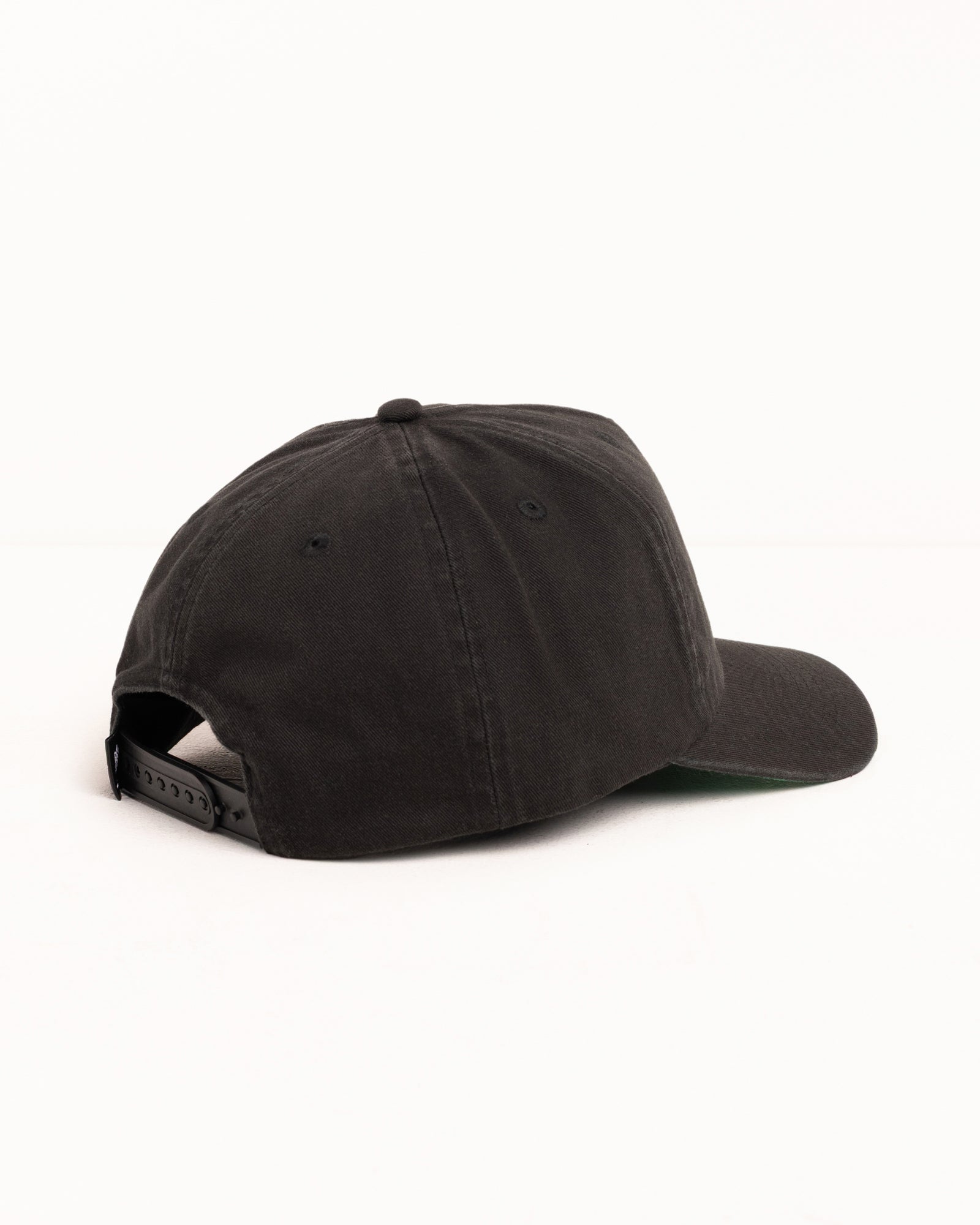 Mid-Depth Big Stock Snapback – Black | Headwear | Stüssy Japan