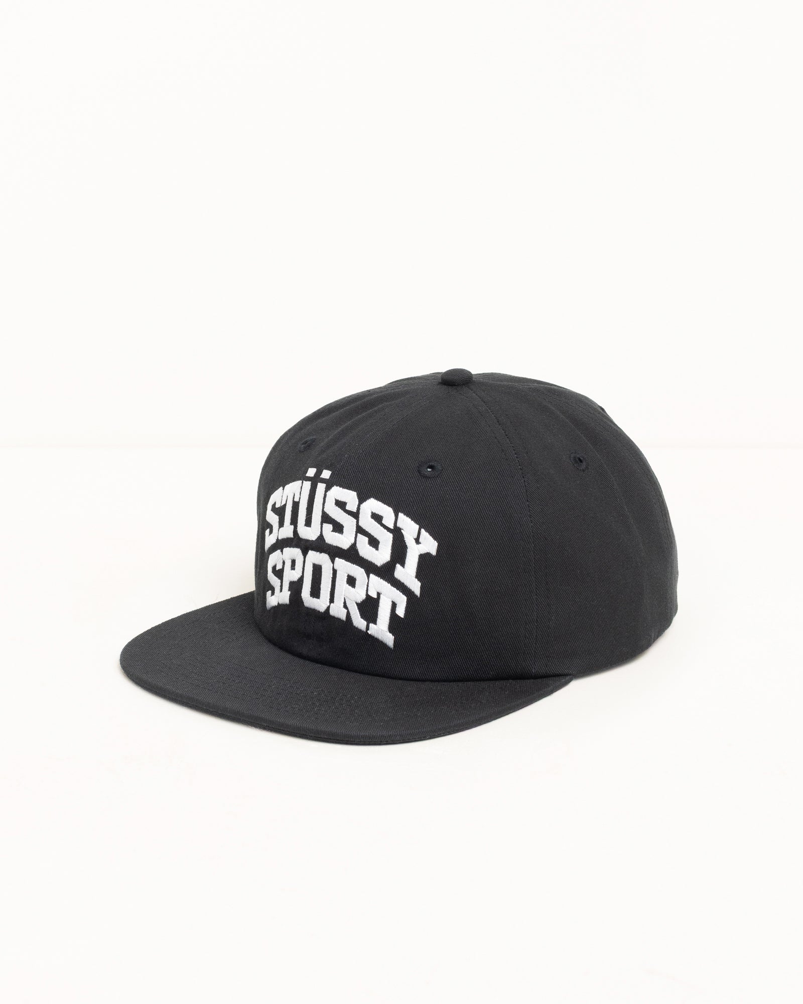 stüssy 黒 キャップ STUSSY】Stu Arch Strapback Cap◇ True Black (STUSSY/キャップ