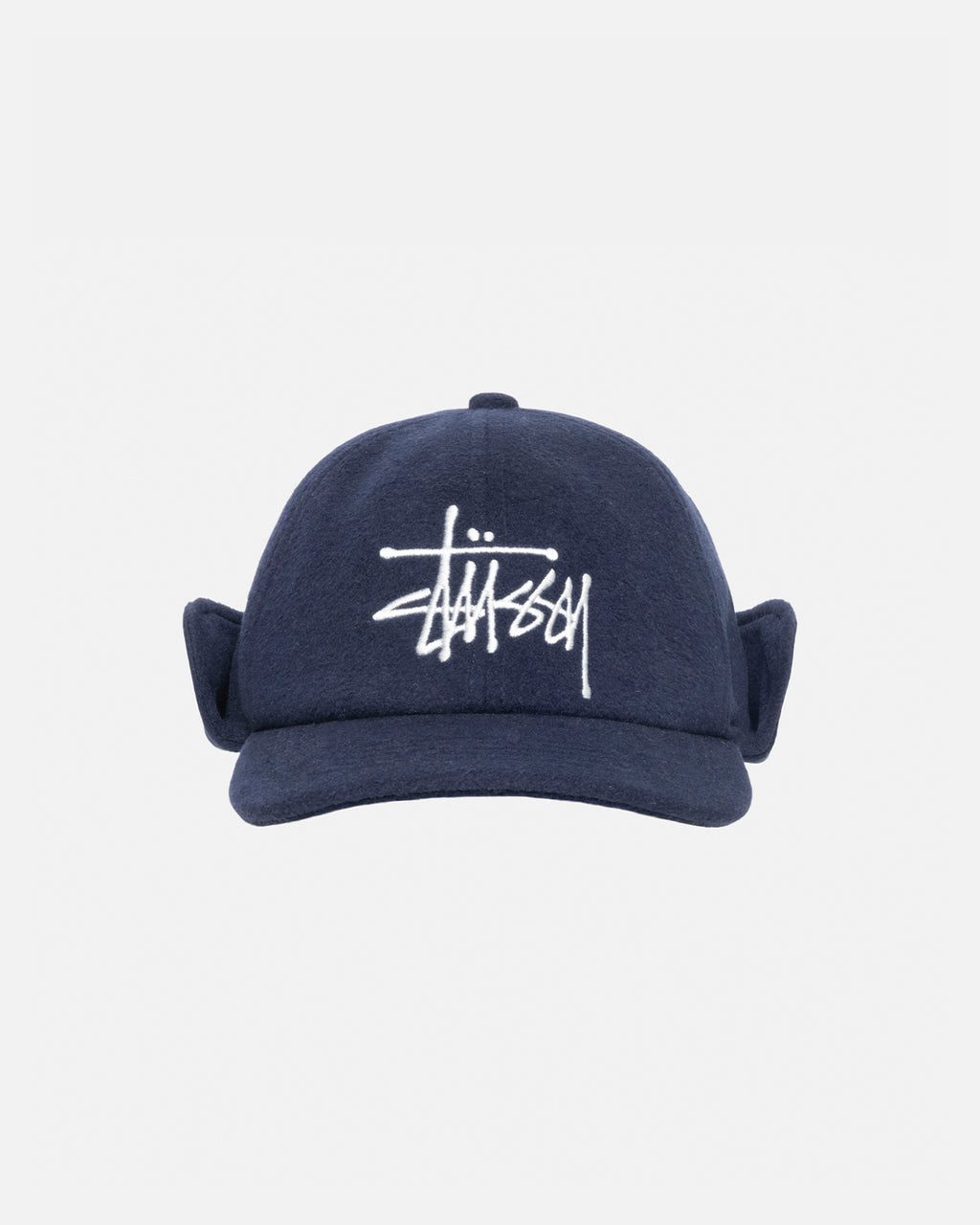 Ear Flap Wool Cap in navy Stüssy Japan