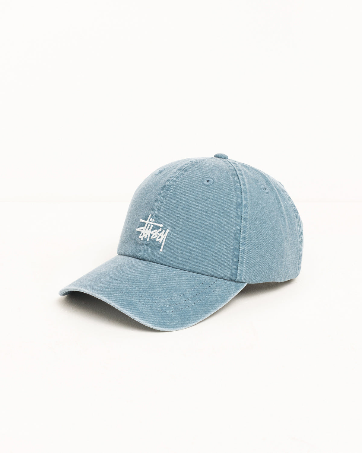 Basic Stüssy Cap Washed – Ink Blue | Headwear | Stüssy Japan