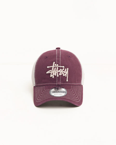 Washed Basic Trucker 9twenty Accessories In Maroon