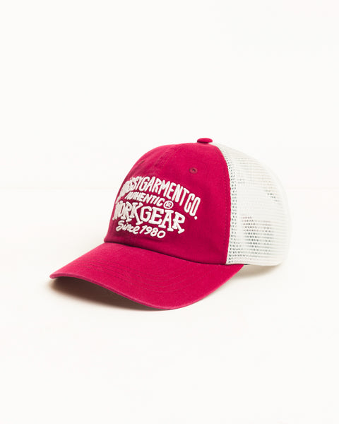 Lp Workgear Strapback Cap Unisex In Wine