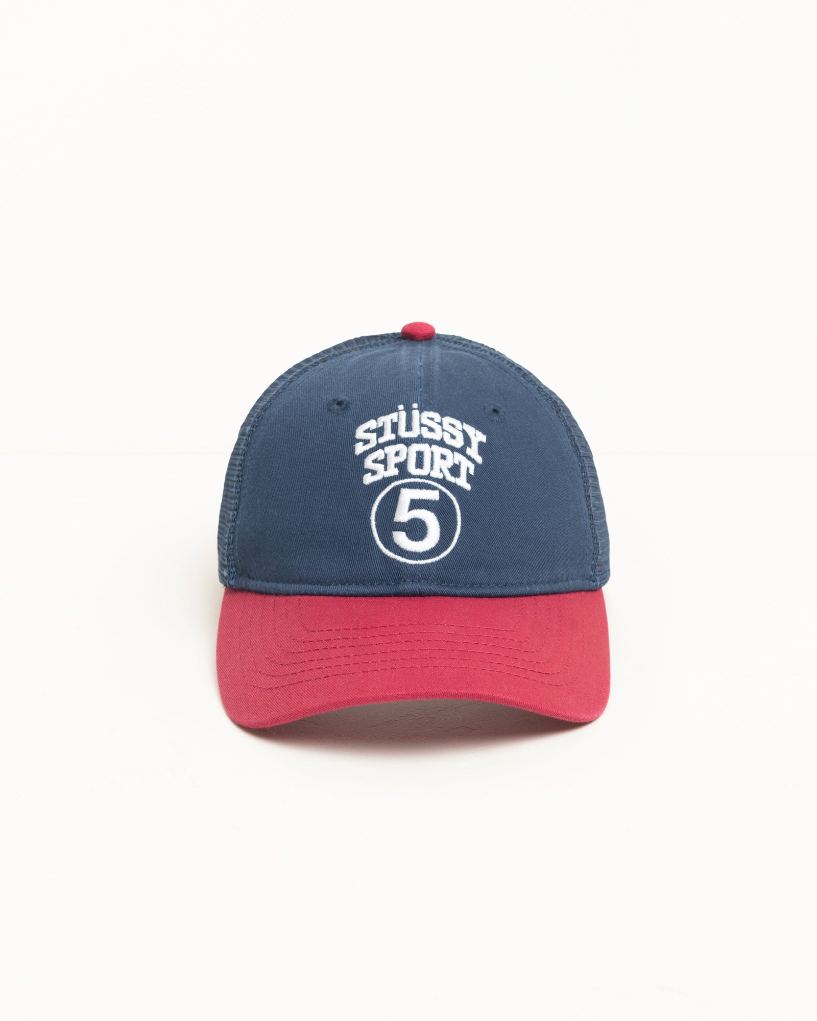 Lp Stussy Sport 5 Trucker Cap Accessories In Navy