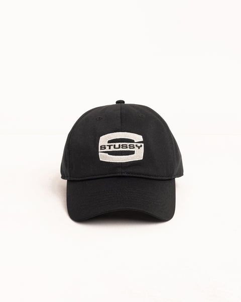 Md Stussy Large S Cap Accessories In Black