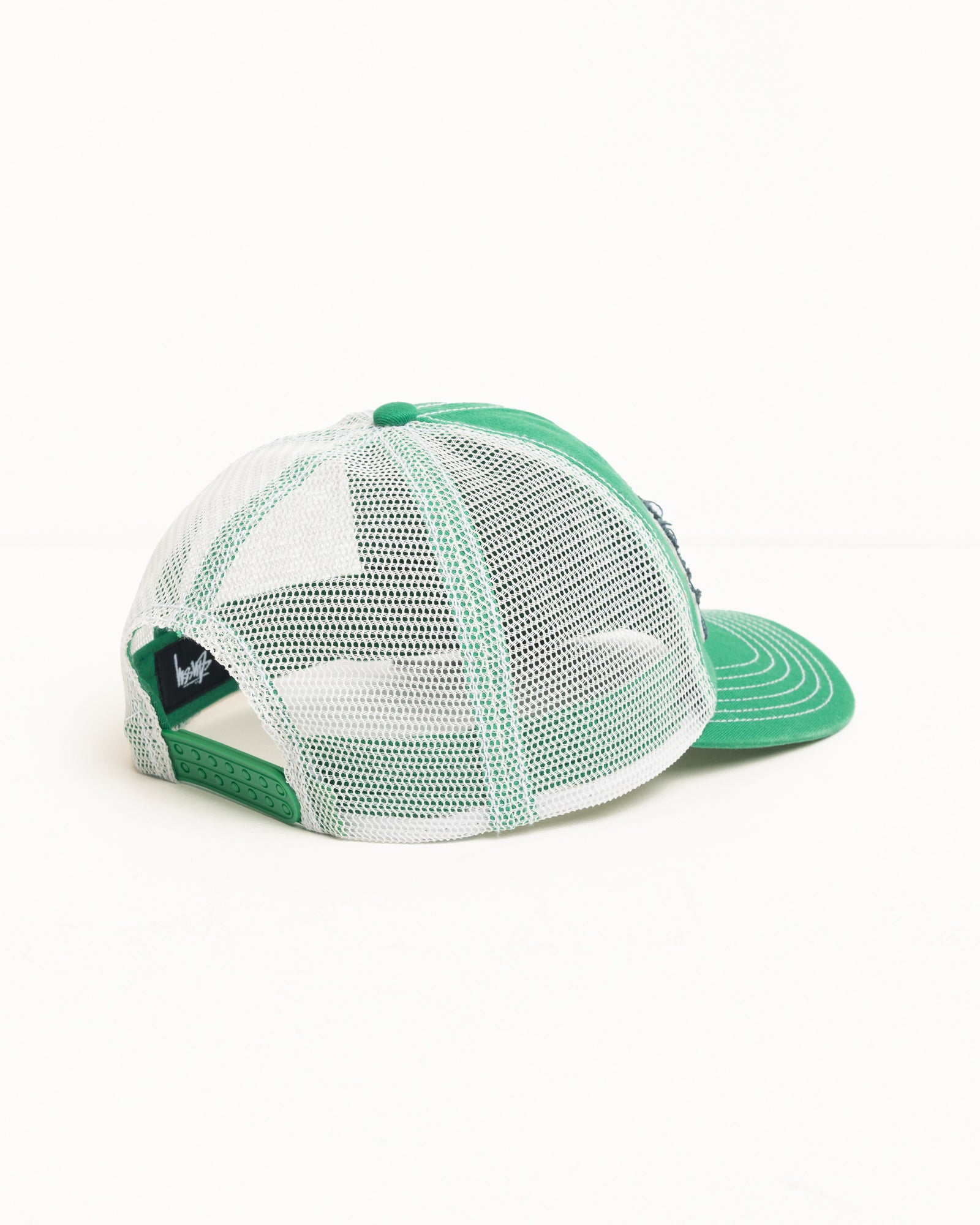 Mid-Depth Burly Threads Trucker – Green | Headwear | Stüssy Japan