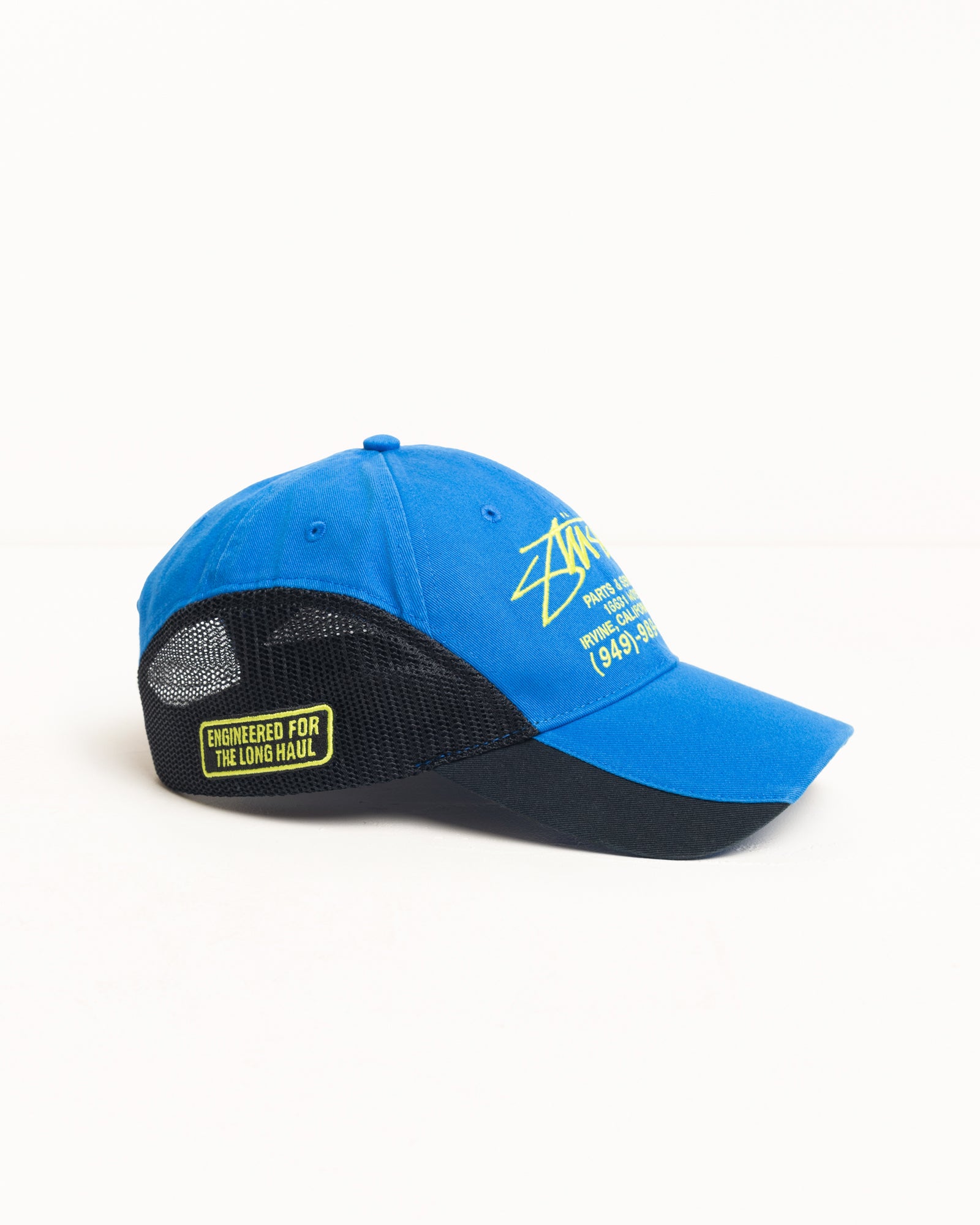 Parts & Service Mesh Cap – Blue | Headwear | Stüssy Japan