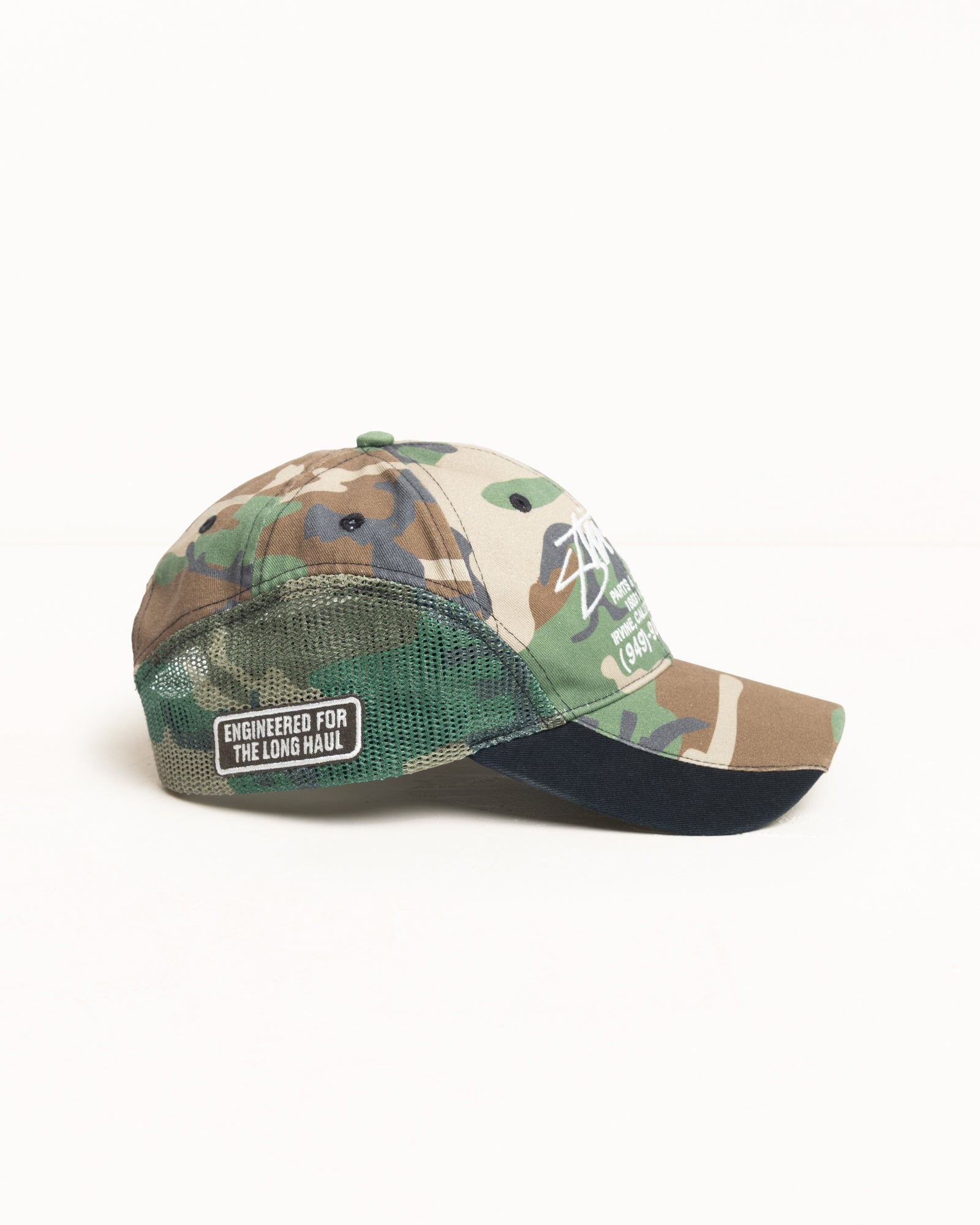 Parts & Service Mesh Cap – Camo | Headwear | Stüssy Japan