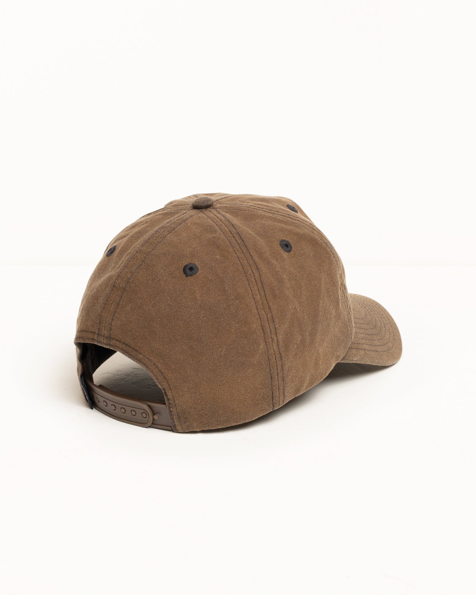 Mid-Depth Workgear Waxed Snapback – Brown | Headwear | Stüssy Japan