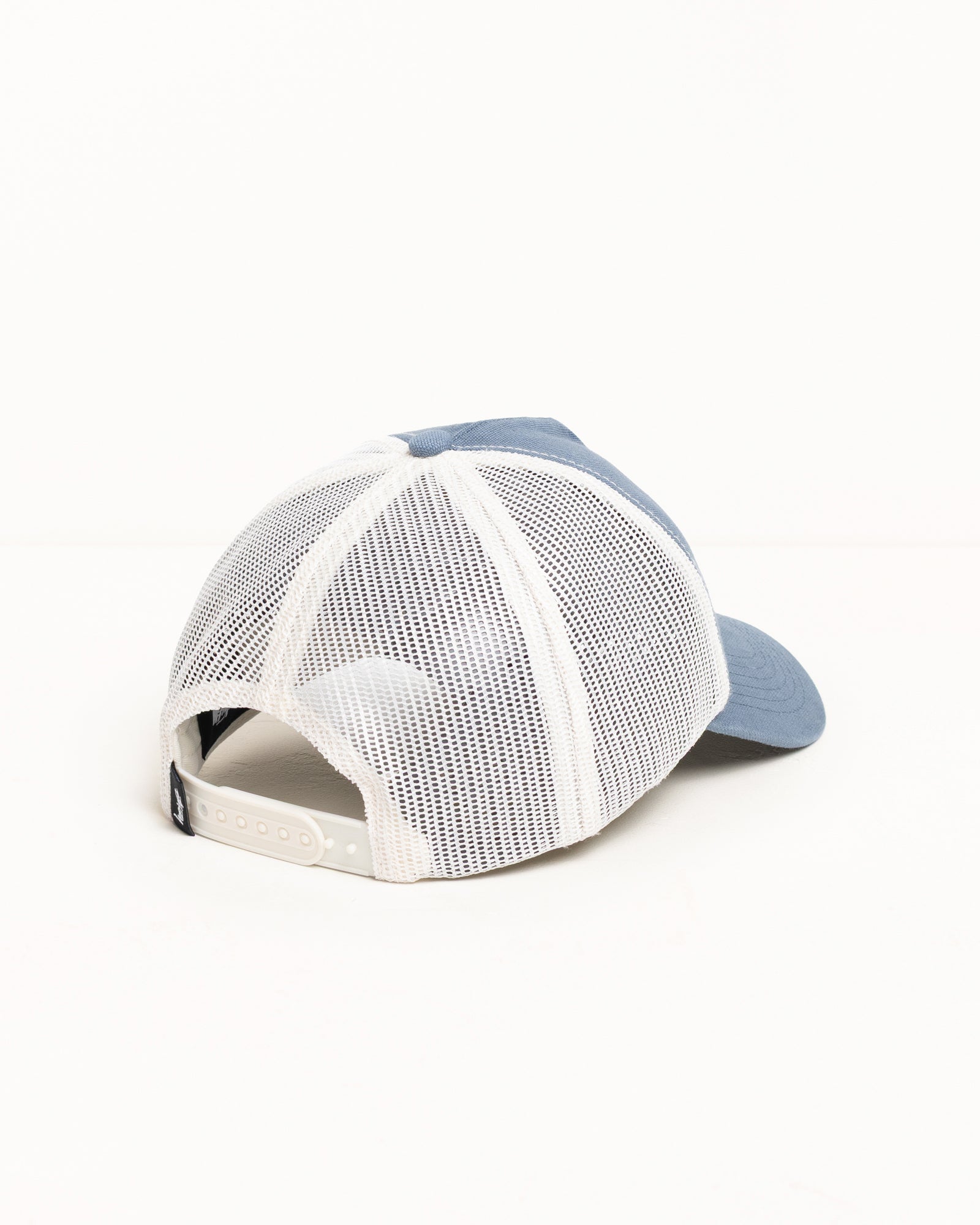 Ghost Logo Trucker – Blue | Headwear | Stüssy Japan