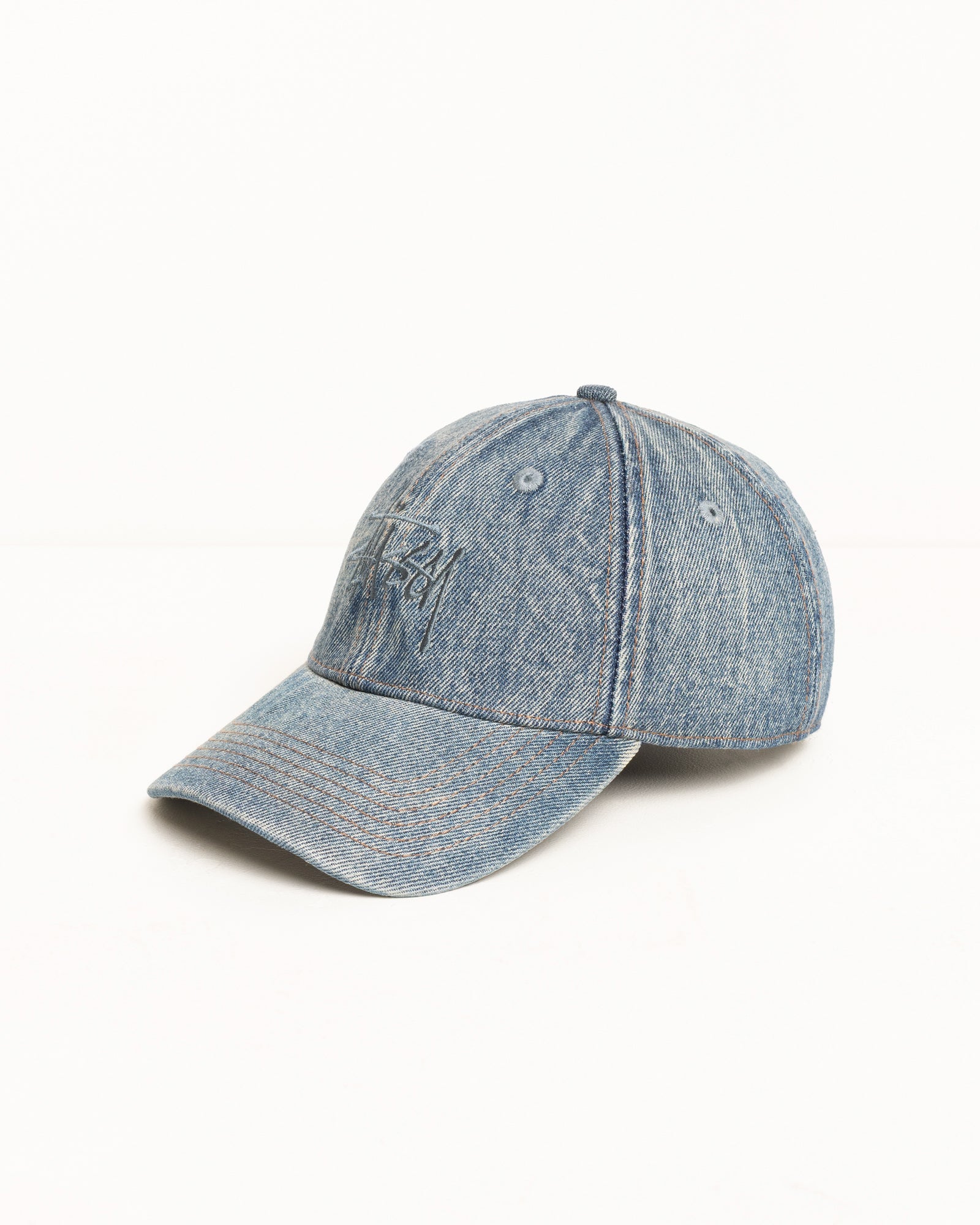 Lp Denim Strapback Cap Accessories In Indigo Stone Wash