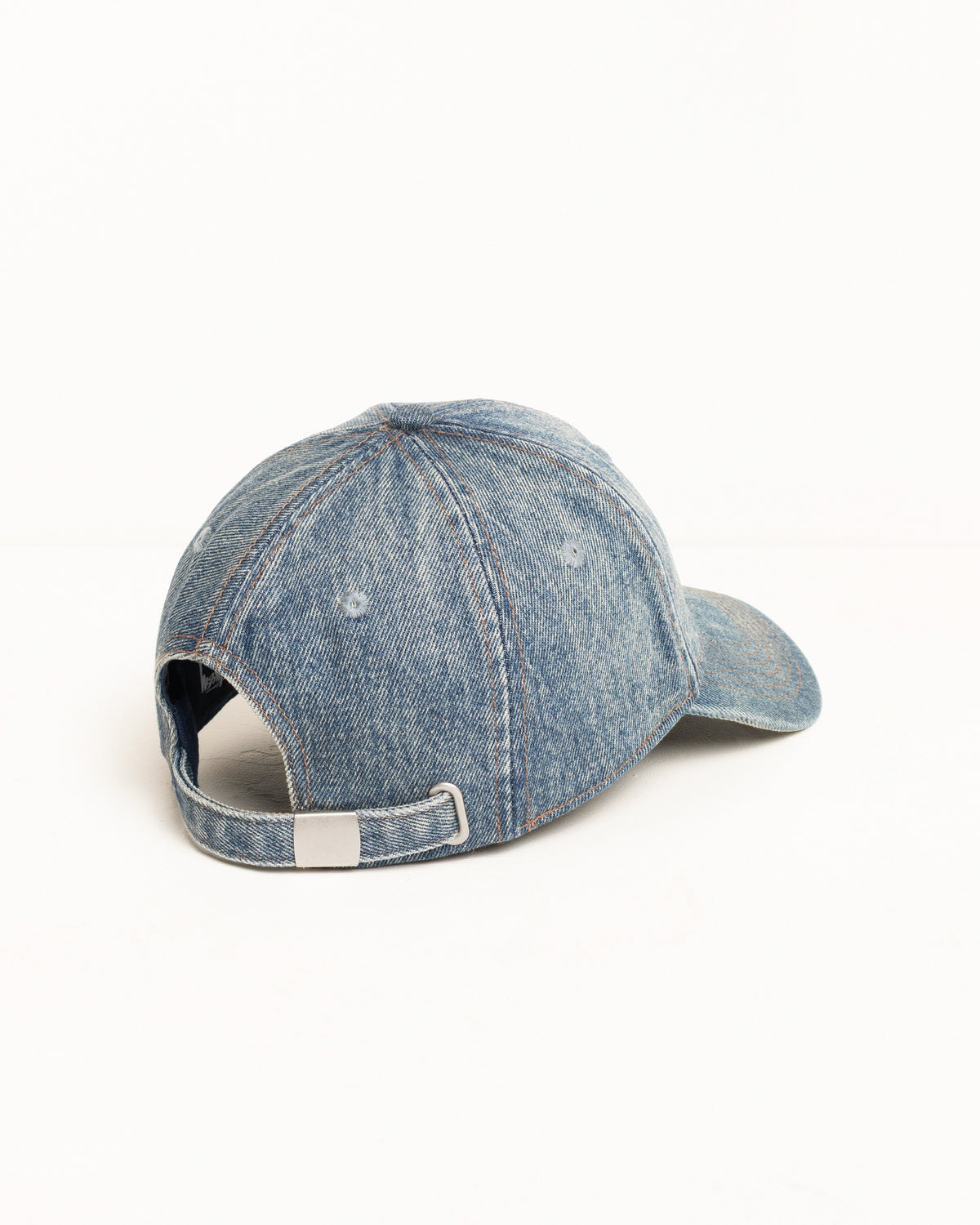 Low Profile Denim Strapback – Indigo Stone Wash | Headwear 