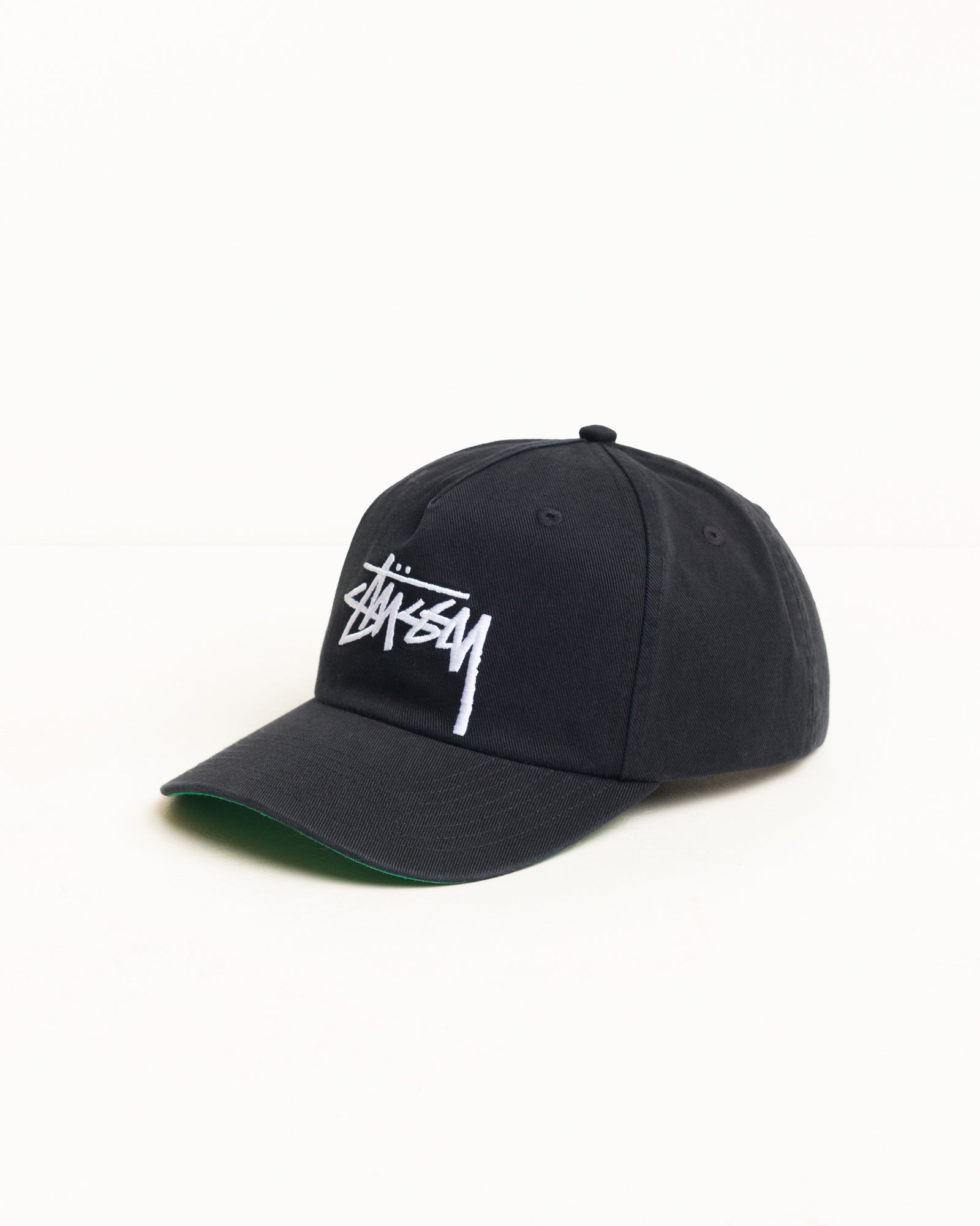 Big Stock Snapback Cap - Black | Headwear | Stüssy Japan