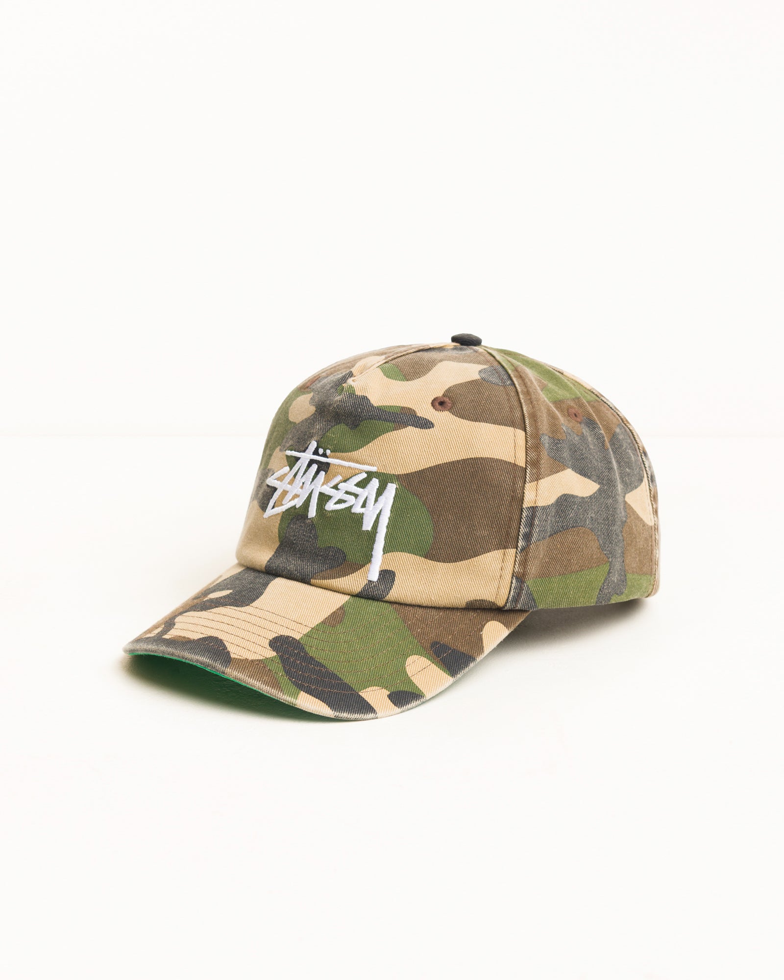 Big Stock Snapback Cap - Camo | Headwear | Stüssy Japan