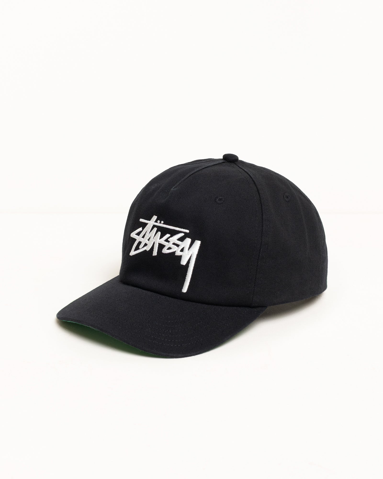 Mid-Depth Big Stock Snapback – Shadow Black | Headwear | Stüssy Japan Mid-Depth Big Stock Snapback – Shadow Black | Headwear | Stüssy Japan