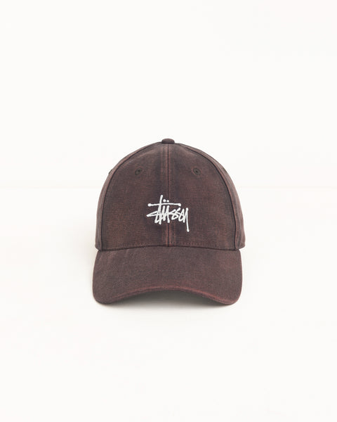 Lp Washed Basic Canvas Cap Unisex In Brown
