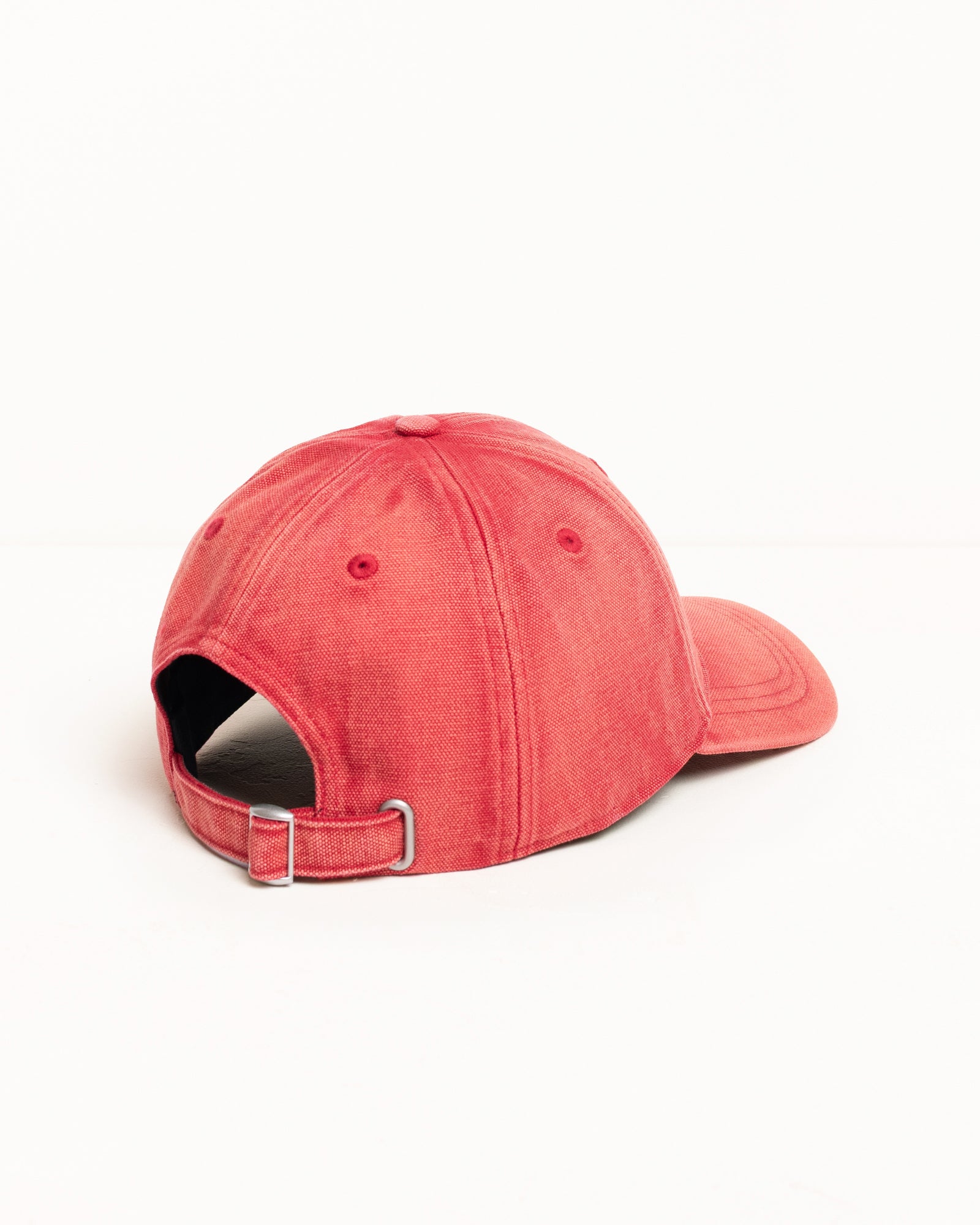 Basic Stüssy Cap Washed Canvas – Red | Headwear | Stüssy Japan