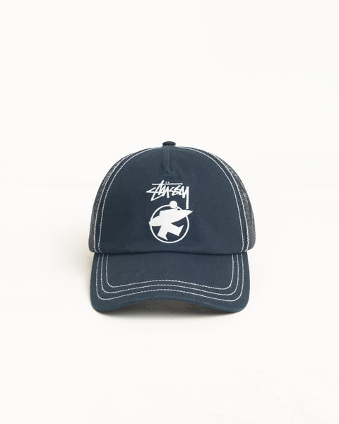Lp Beach Roots Trucker Cap Unisex In Black