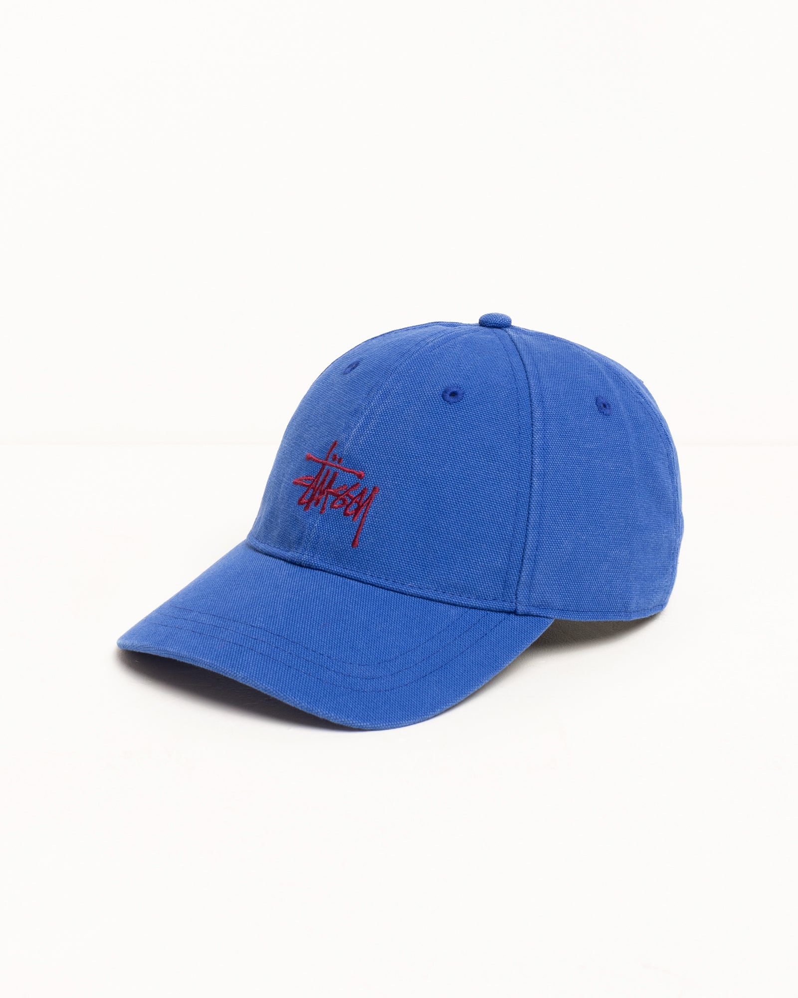 Basic Stüssy Cap Canvas – Royal | Headwear | Stüssy Japan