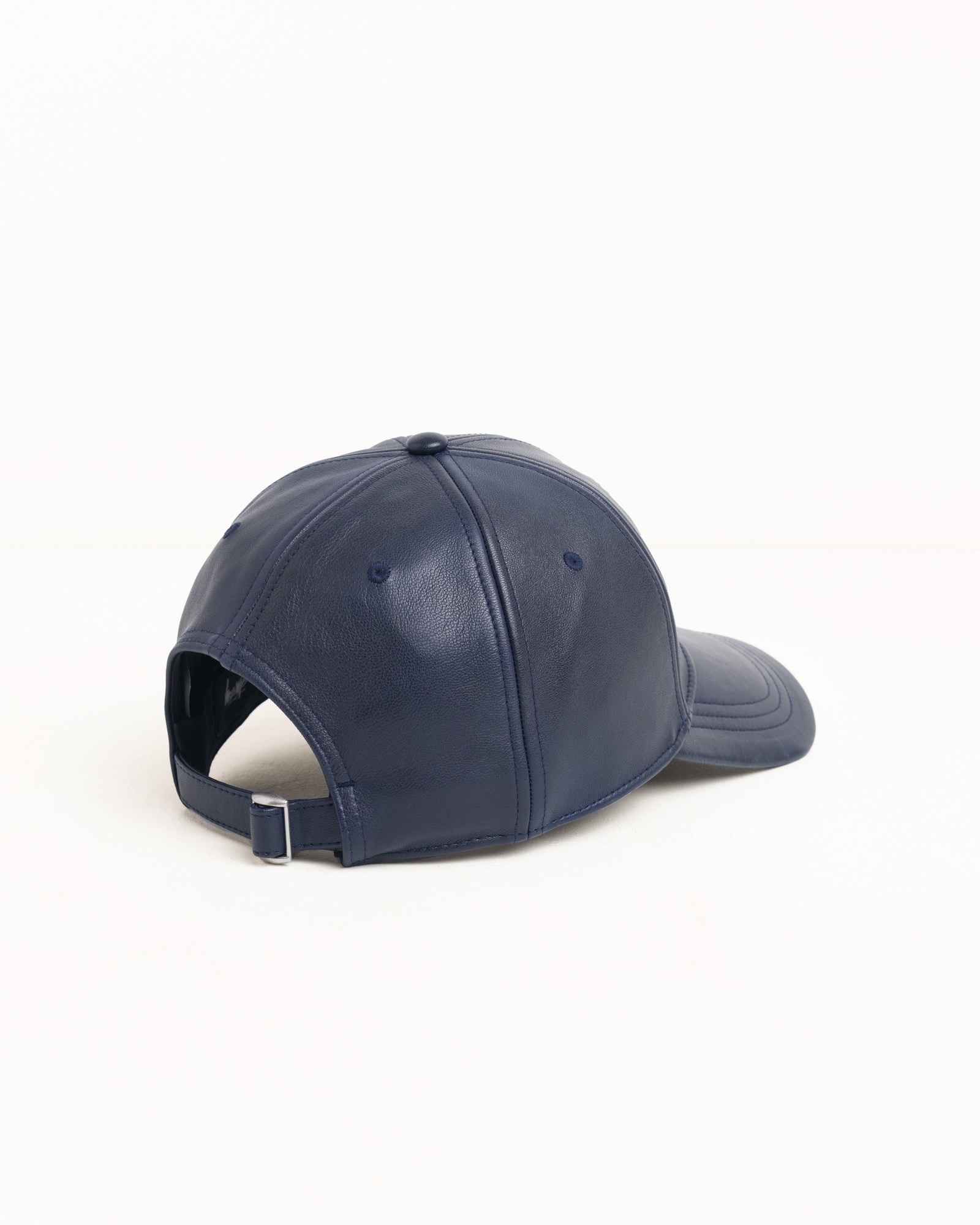 Sport Leather Cap - Navy | Headwear | Stüssy Japan