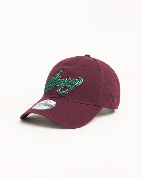 Cursive 9twenty Cap Unisex In Maroon