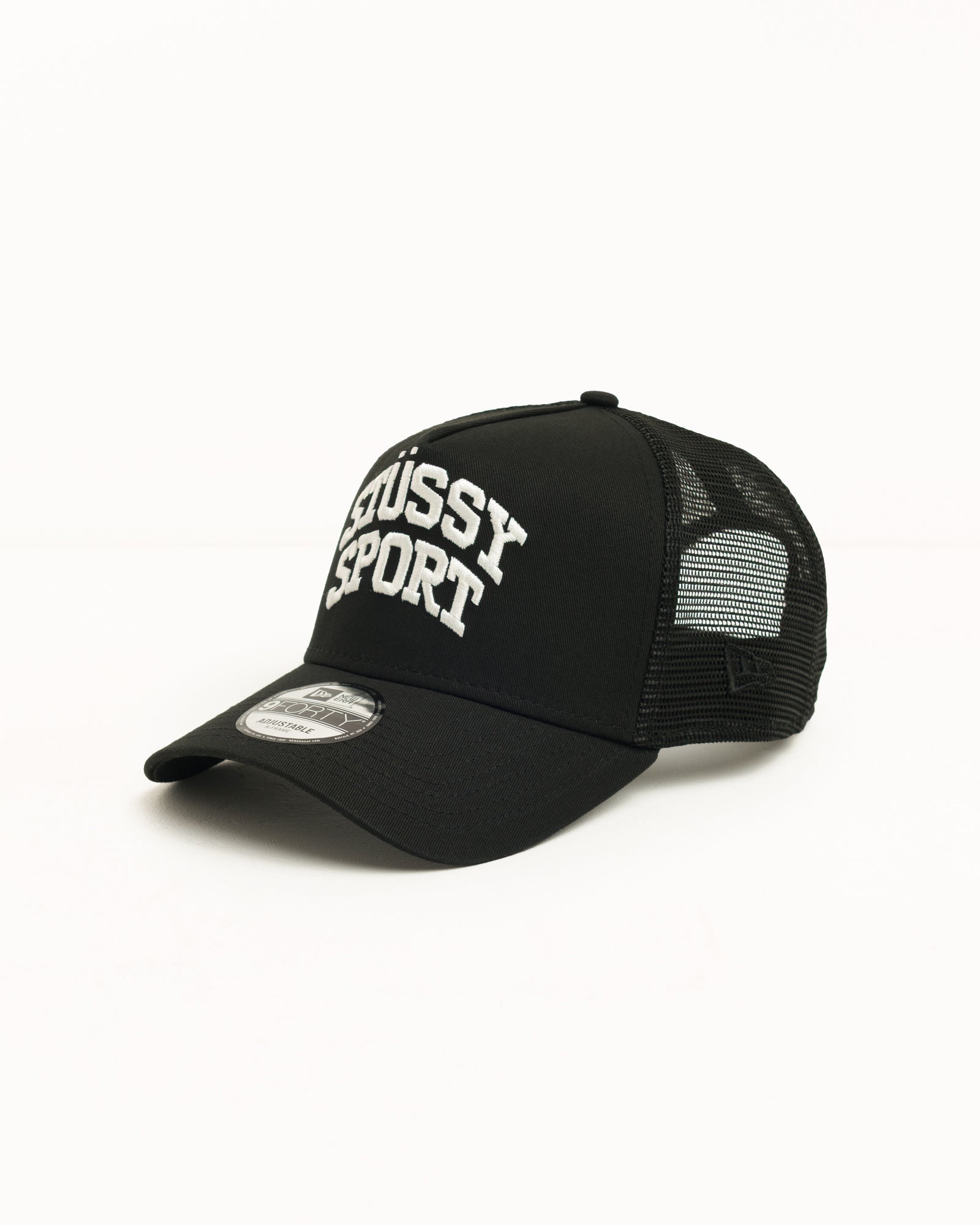 9FORTY Sport Trucker - Black | Headwear | Stüssy Japan