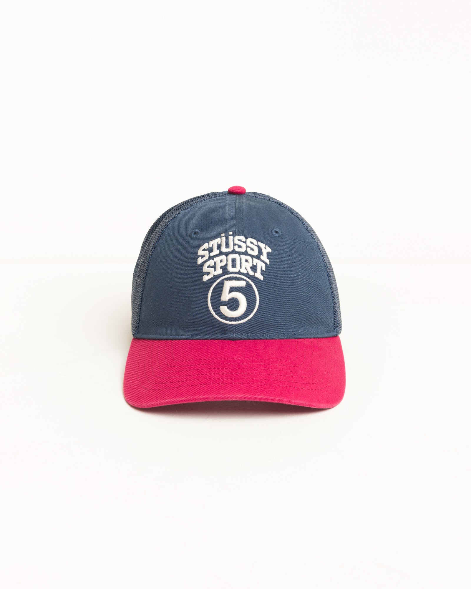 Lp Stussy Sport 5 Trucker Cap Unisex In Navy