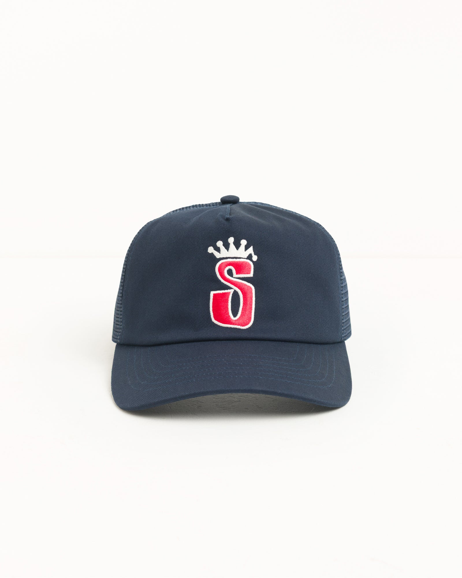 Trucker S Crown Cap Unisex In Navy