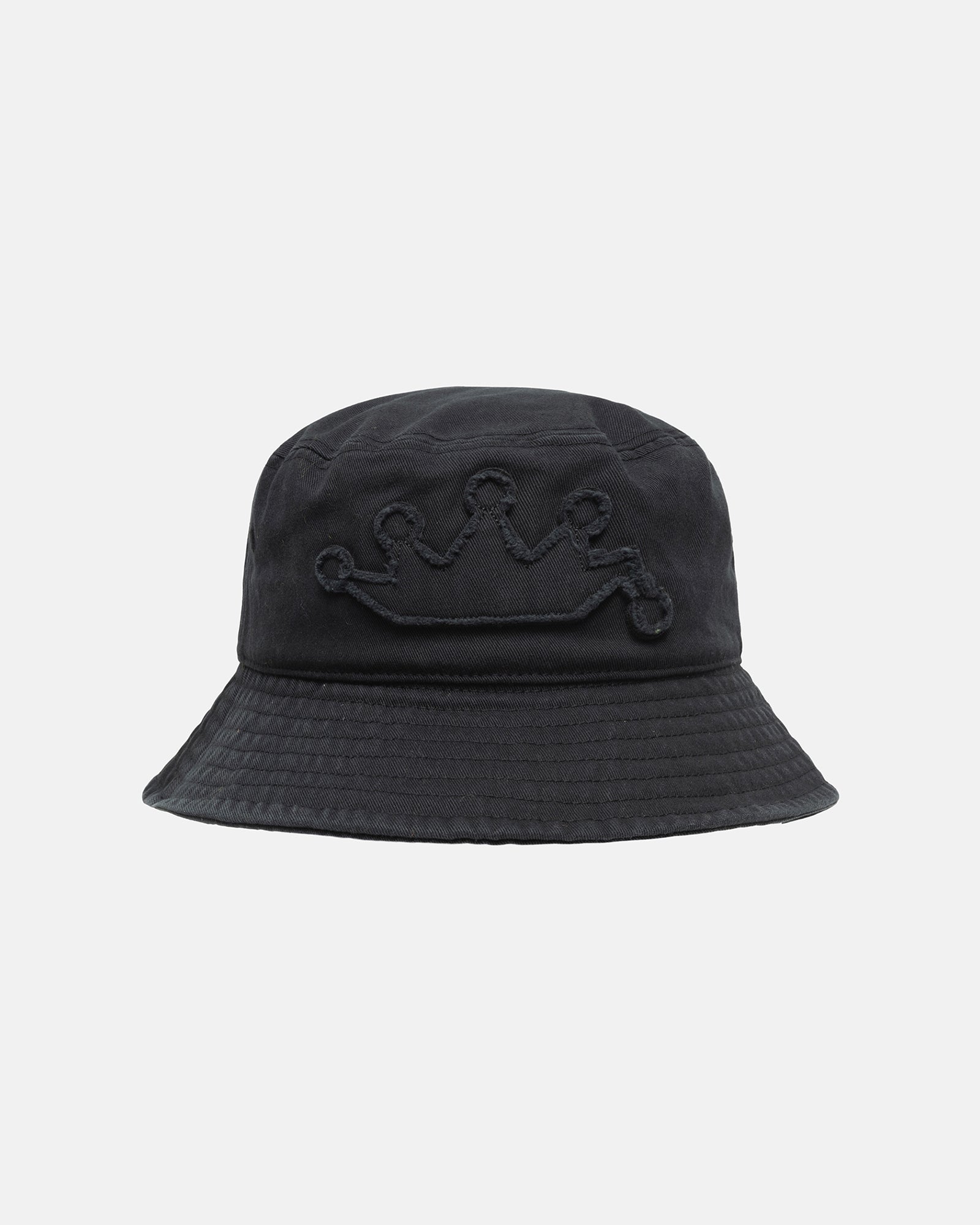 Stüssy Bucket Hat Crown Applique Black Headwear