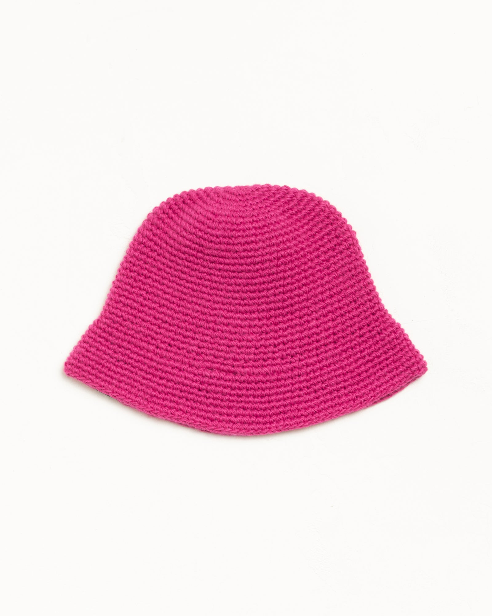 Swirly S Knit Bucket Hat Accessories - In Berry