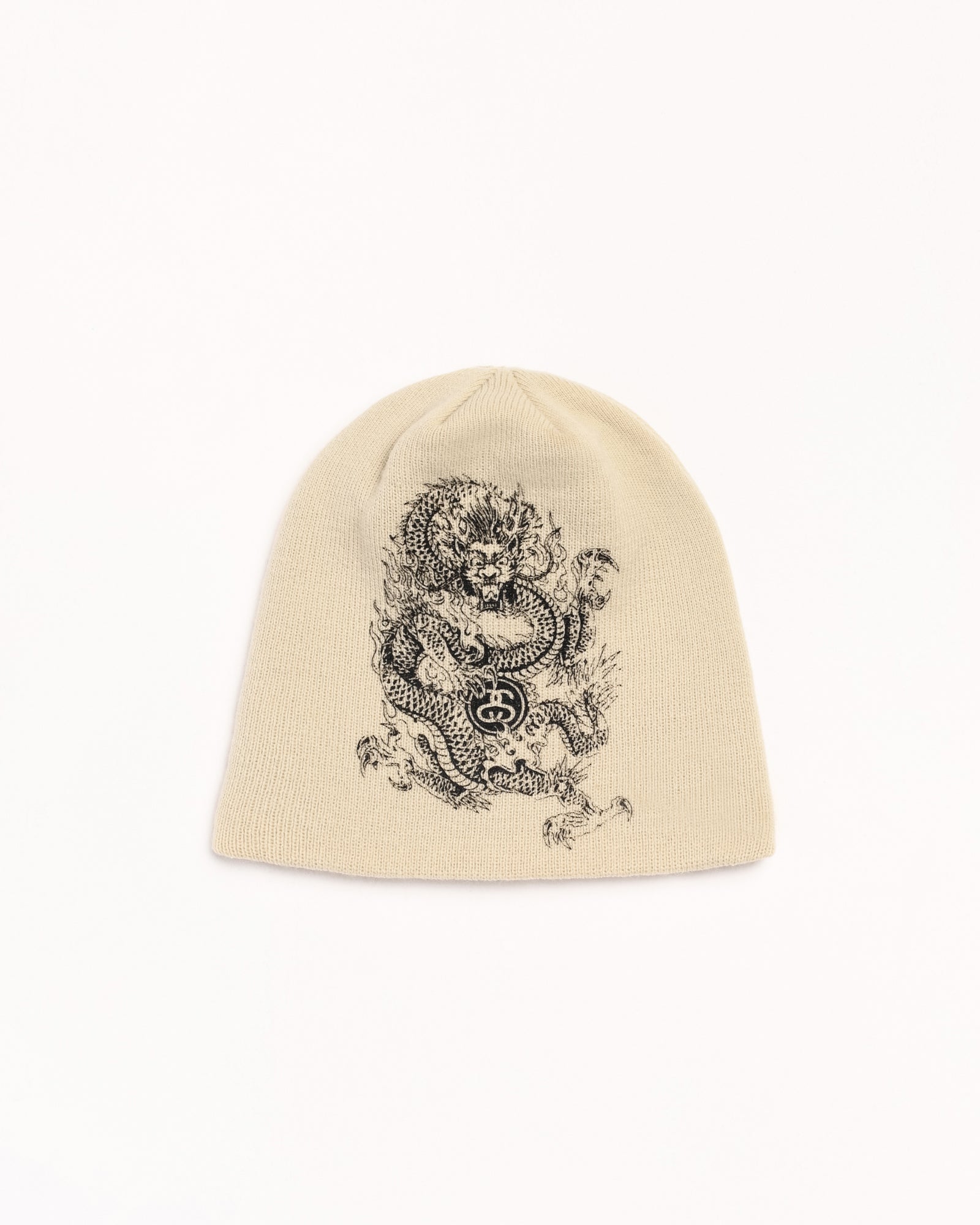 Skullcap Dragon Print Accessories In Stone