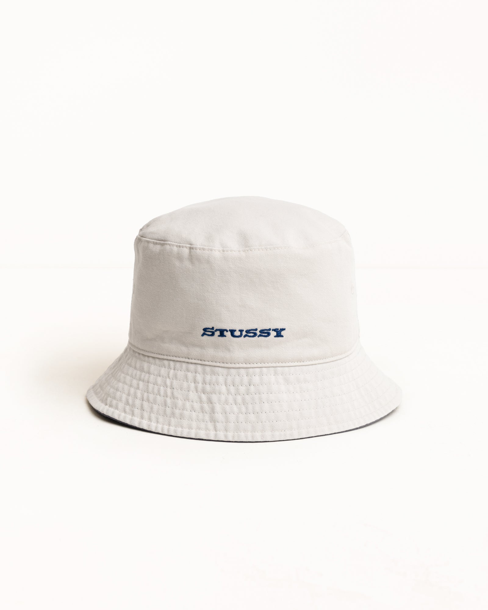 Reversible Stock Bucket Hat – Navy/Stone | Headwear | Stüssy Japan
