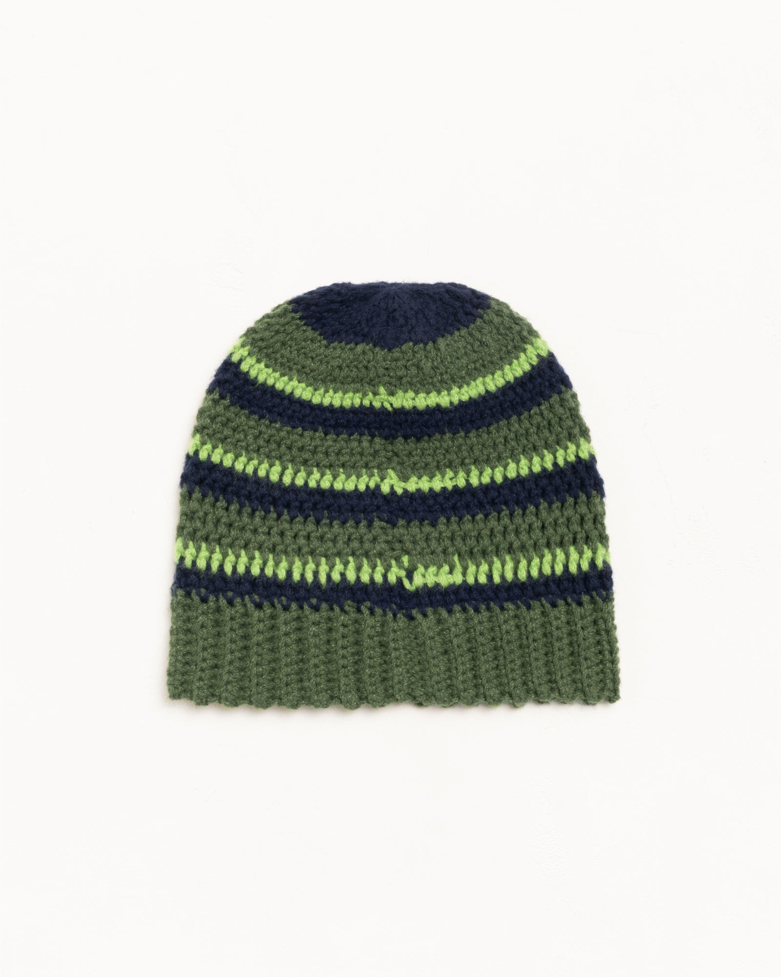 Stripe Knit Skullcap – Moss Green | Headwear | Stüssy Japan